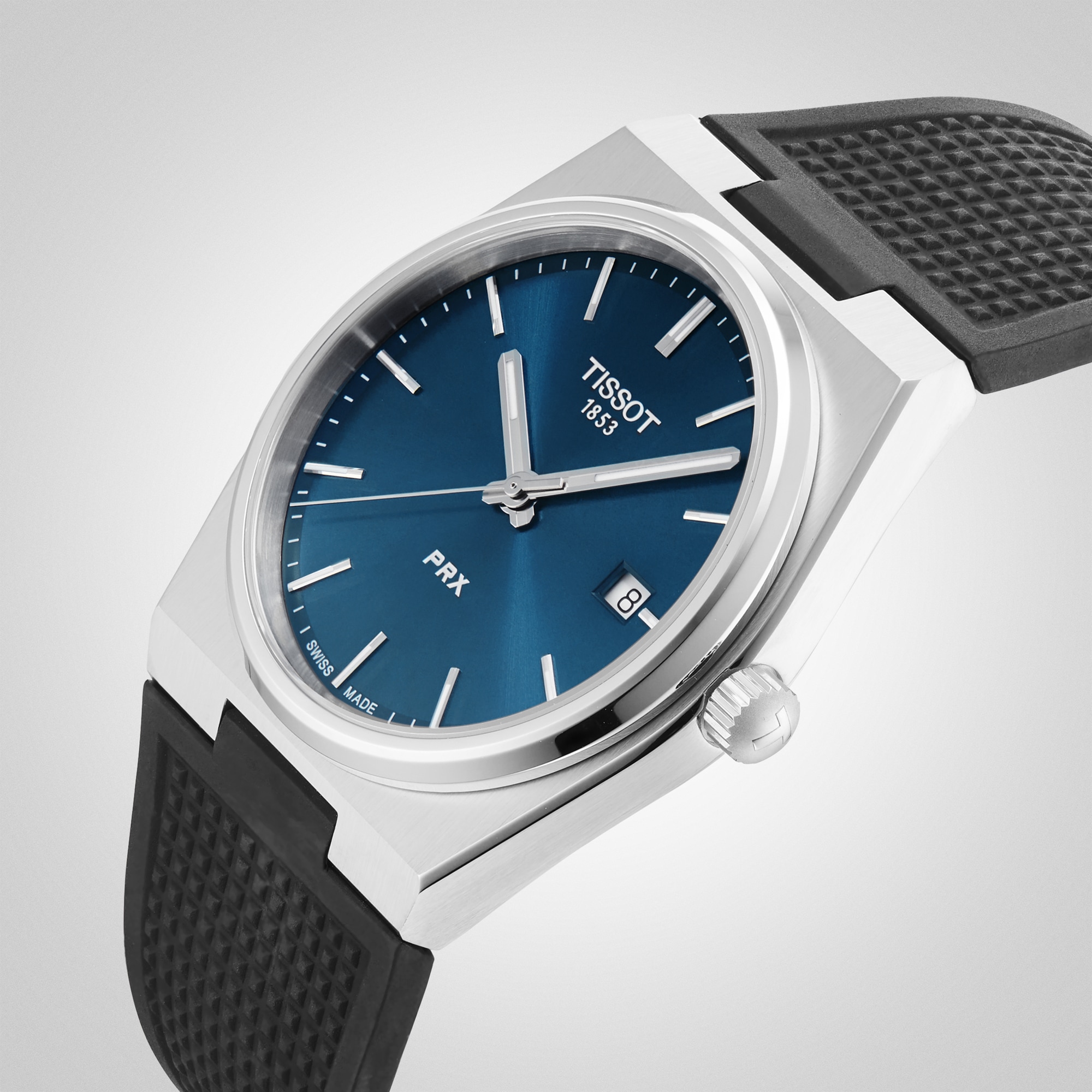 Replica Tissot PRX 40mm Mens details Blue T1374101704100