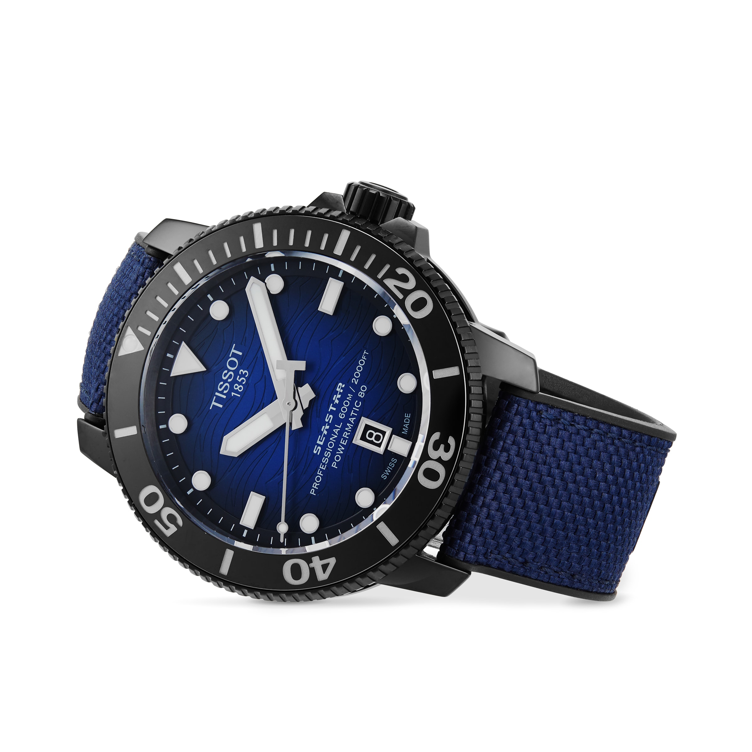 Replica Tissot Seastar 2000 Powermatic 46mm Mens details T1206073704100