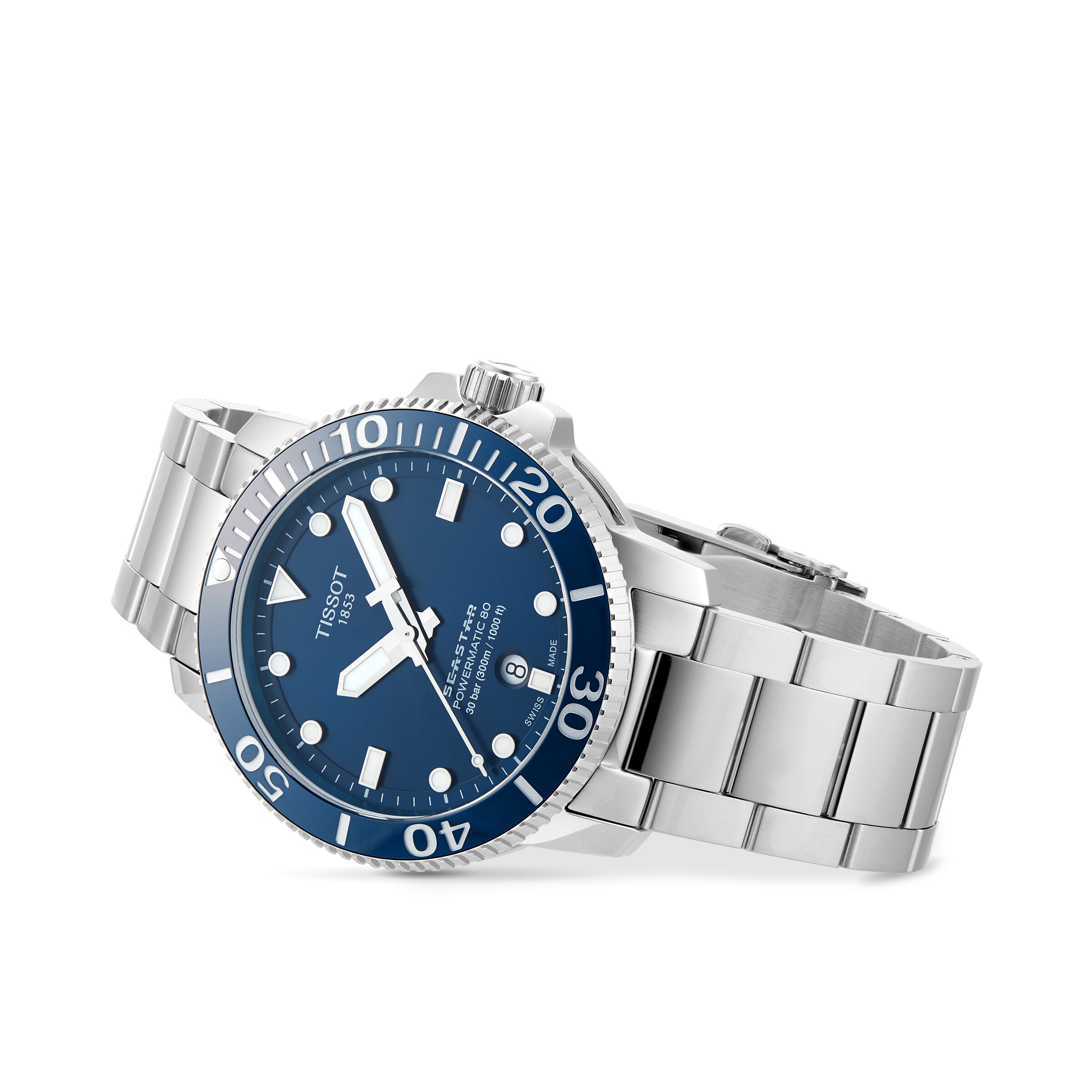 Replica Tissot Seastar 43mm Mens details T1204071104103 4 Replica Tissot Seastar 43mm Mens details T1204071104103