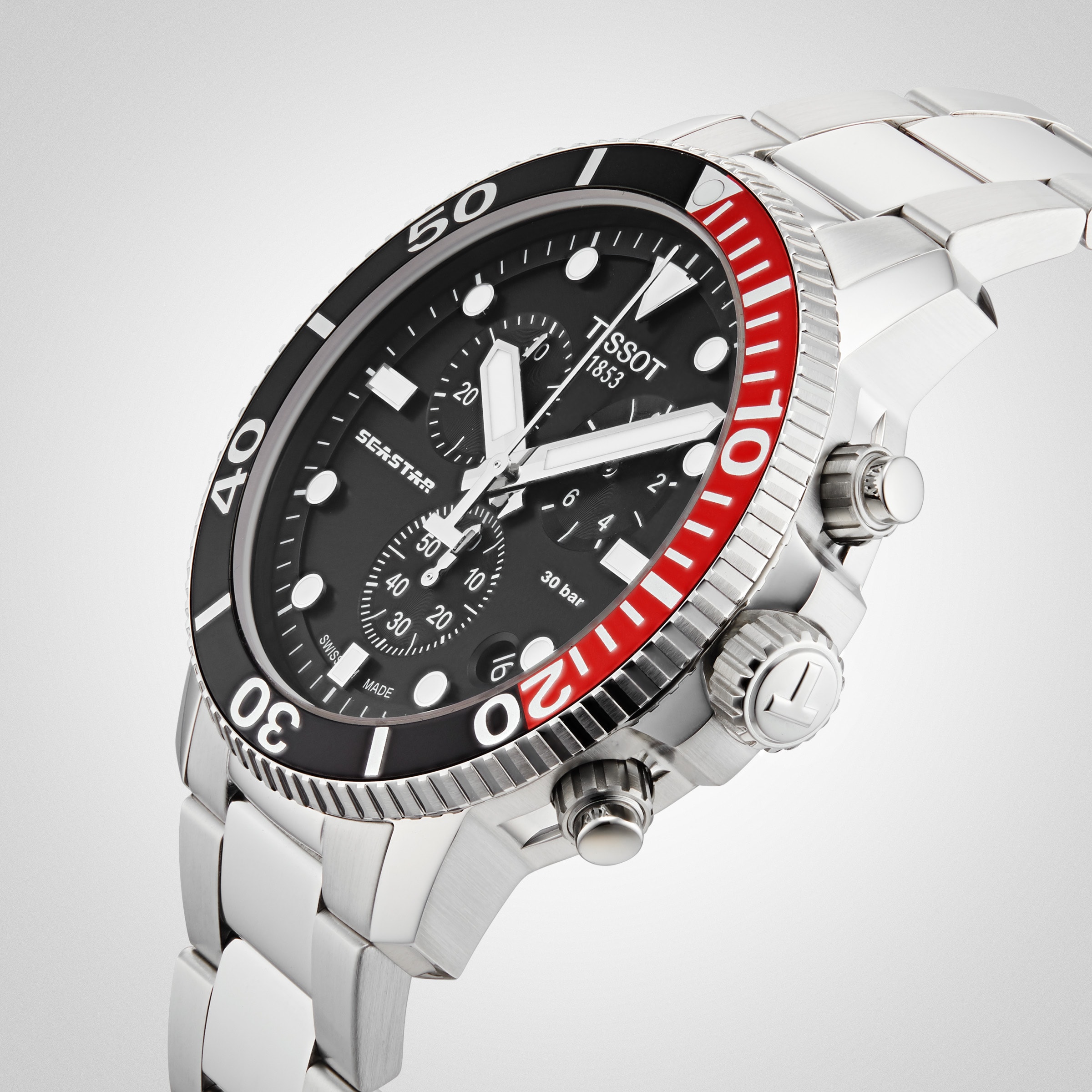 Replica Tissot T-Sport Seastar 1000 Chronograph 45.5mm Mens details T1204171105101 4 Replica Tissot T-Sport Seastar 1000 Chronograph 45.5mm Mens details T1204171105101