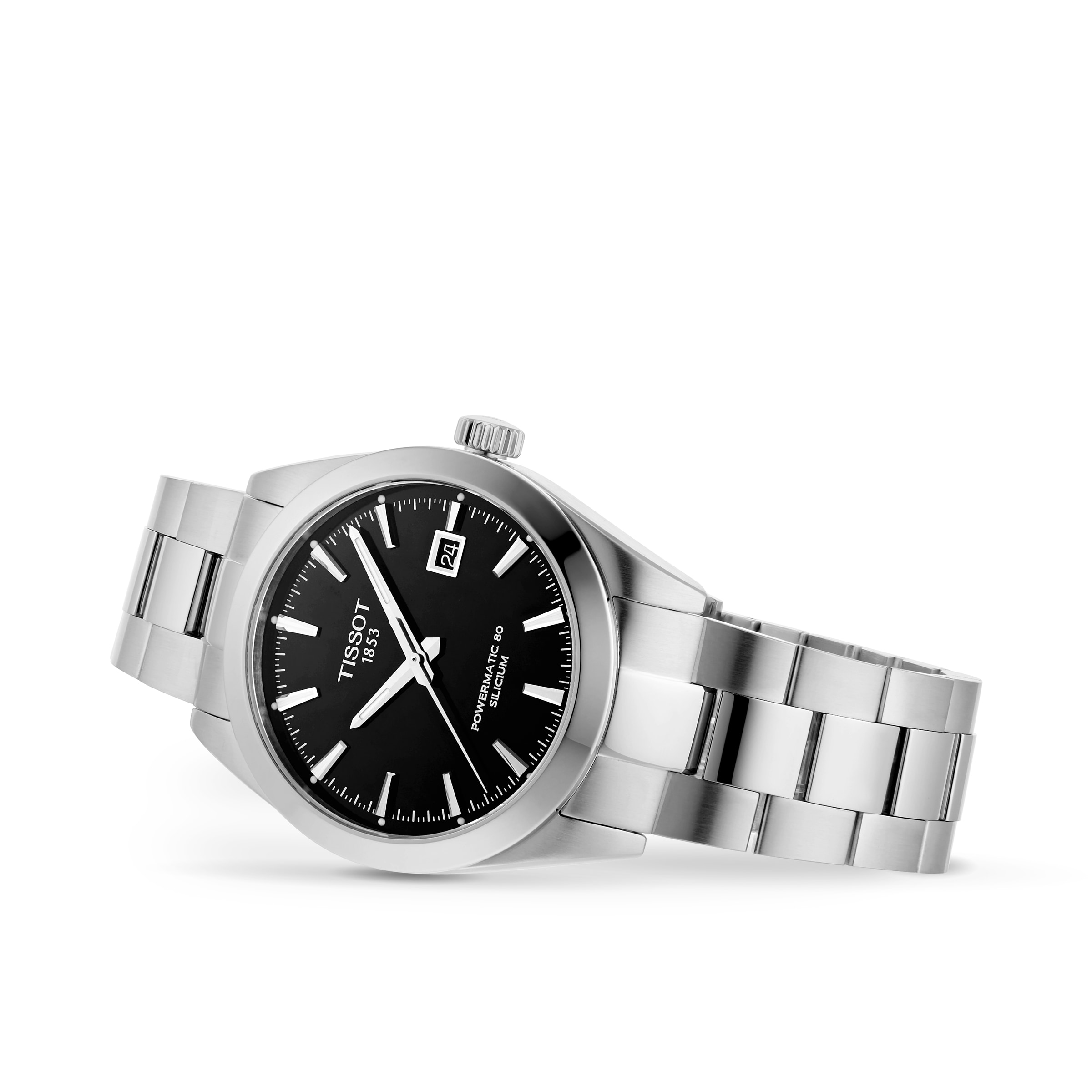 Replica Tissot T-Classic Gentleman Powermatic 80 Silicium 40mm Mens details T1274071105100 4 Replica Tissot T-Classic Gentleman Powermatic 80 Silicium 40mm Mens details T1274071105100