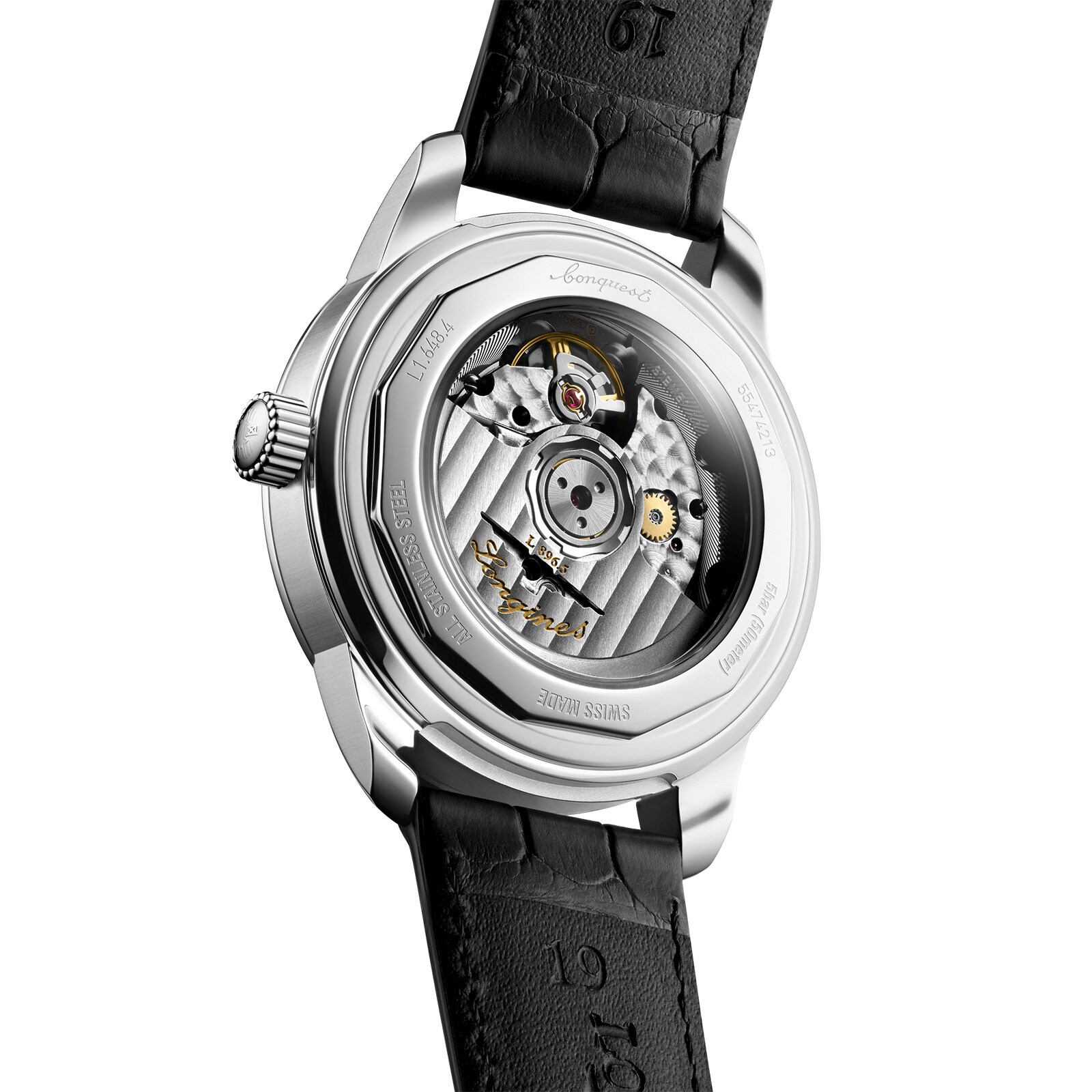 Replica Longines Conquest Heritage Central Power Reserve 38mm Mens details Black L16484522