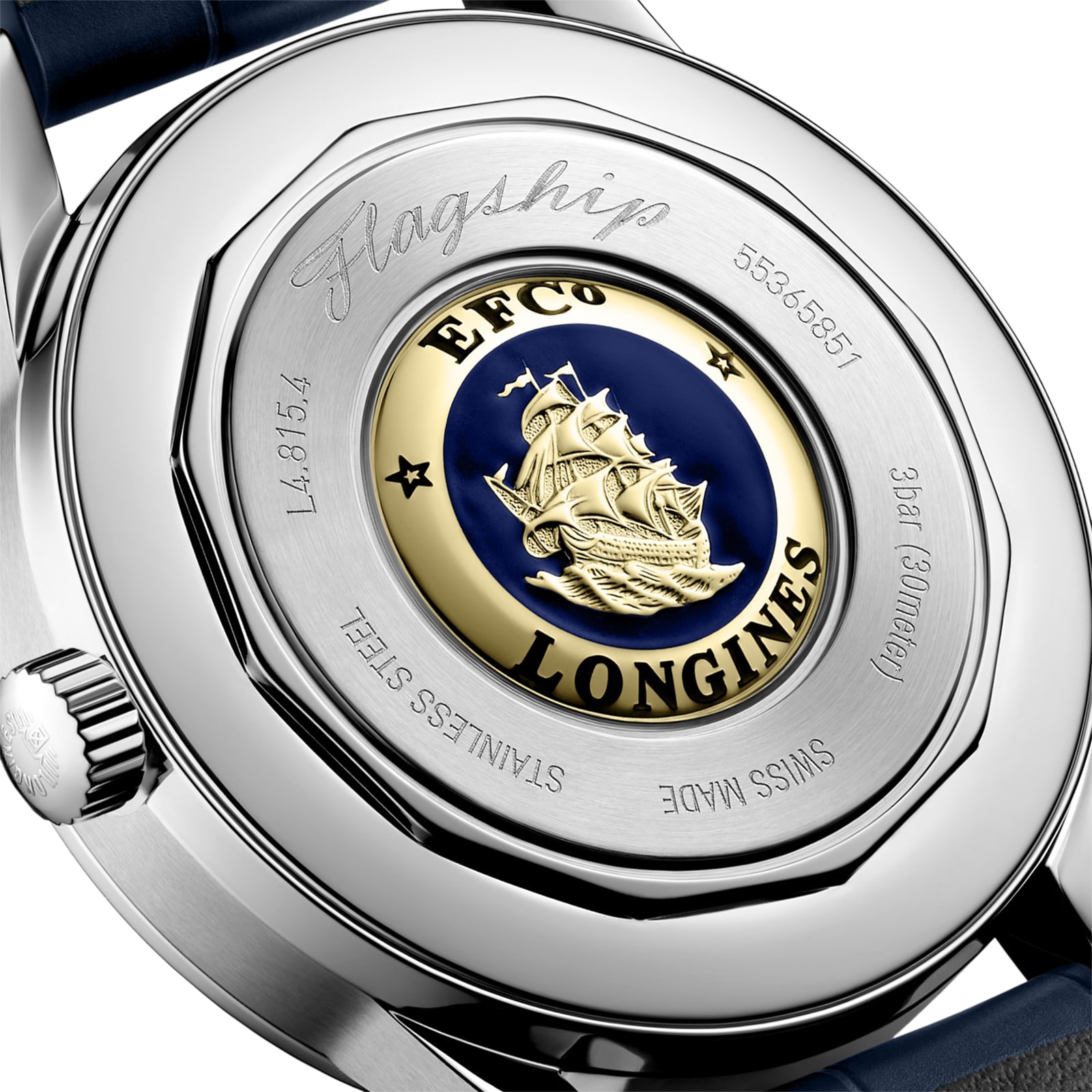 Replica Longines Elegant 38.5mm Mens details Blue L48154922 4 Replica Longines Elegant 38.5mm Mens details Blue L48154922