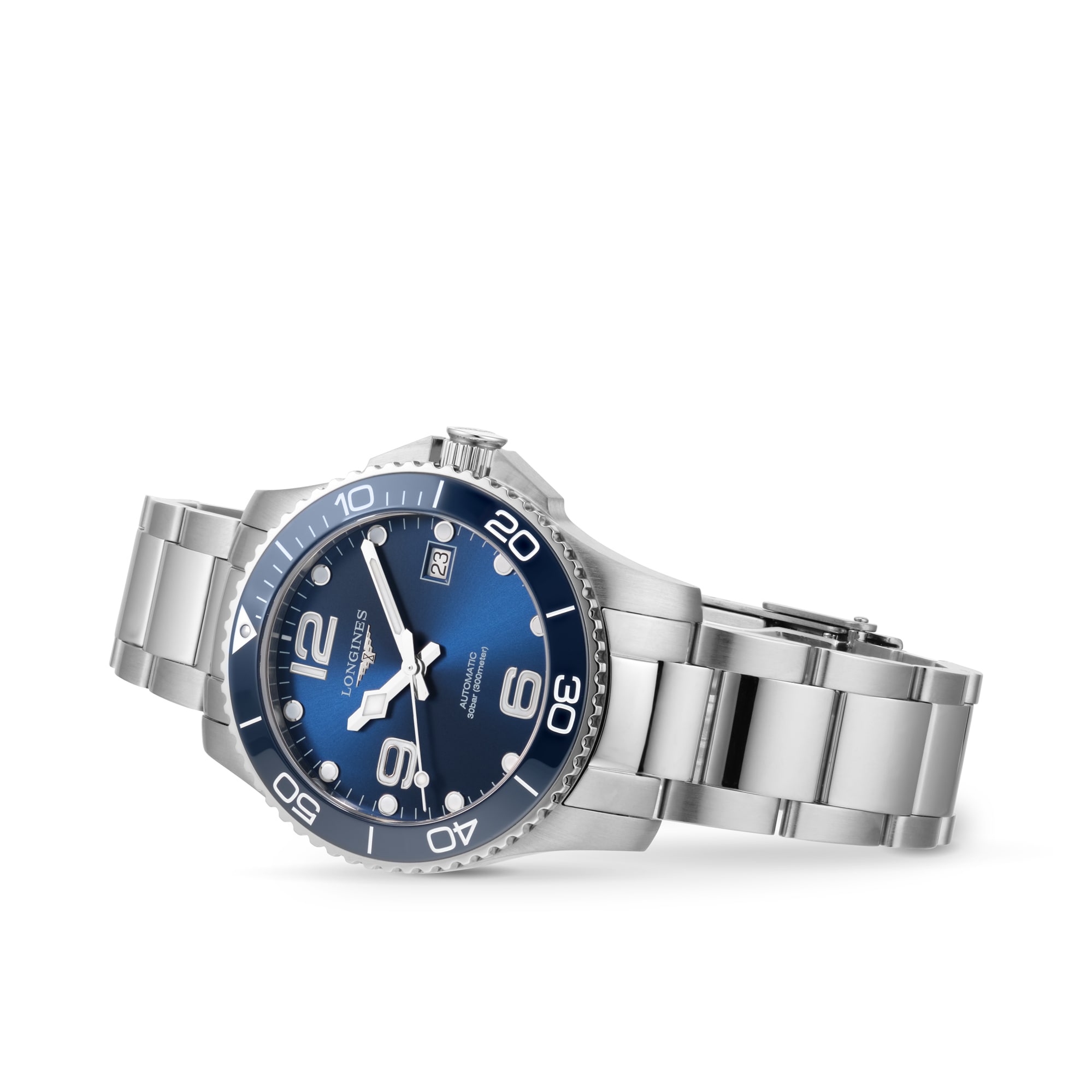 Replica Longines HydroConquest 39mm Mens details Blue L37804966 4 Replica Longines HydroConquest 39mm Mens details Blue L37804966