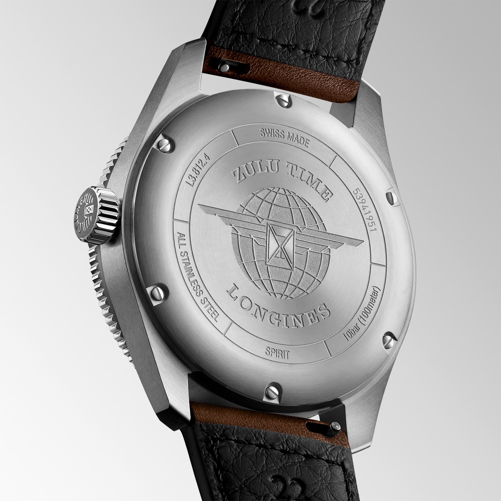 Replica Longines Spirit Zulu Time Pioneering time zones 42mm L38124532 4 Replica Longines Spirit Zulu Time Pioneering time zones 42mm L38124532