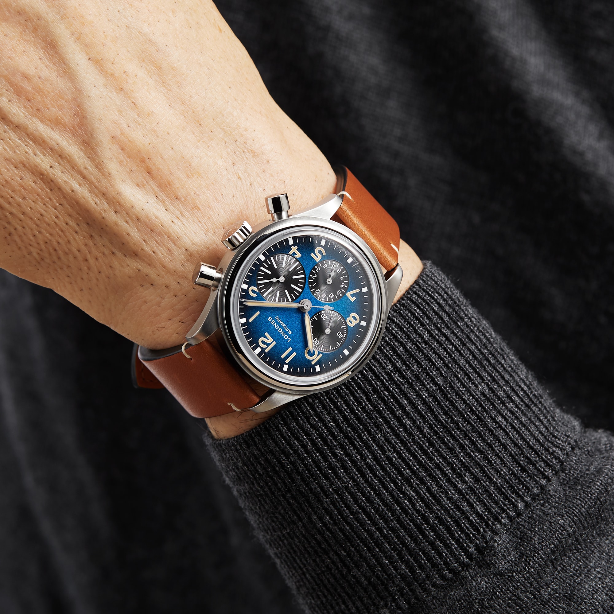Replica Longines Avigation BigEye 41mm Mens details L28161932 4 Replica Longines Avigation BigEye 41mm Mens details L28161932