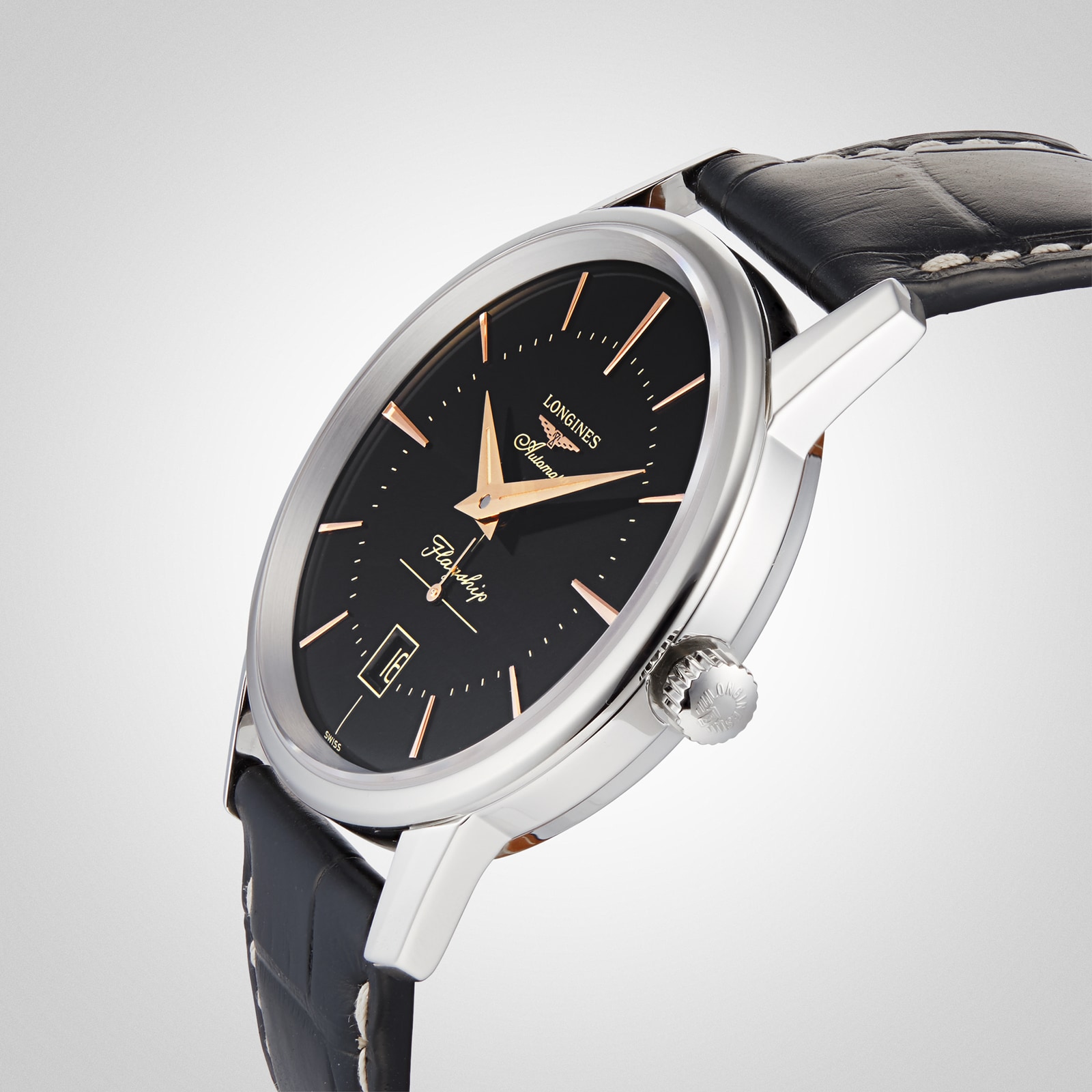 Replica Longines Flagship Heritage 38.5mm Mens details L47954580 4 Replica Longines Flagship Heritage 38.5mm Mens details L47954580