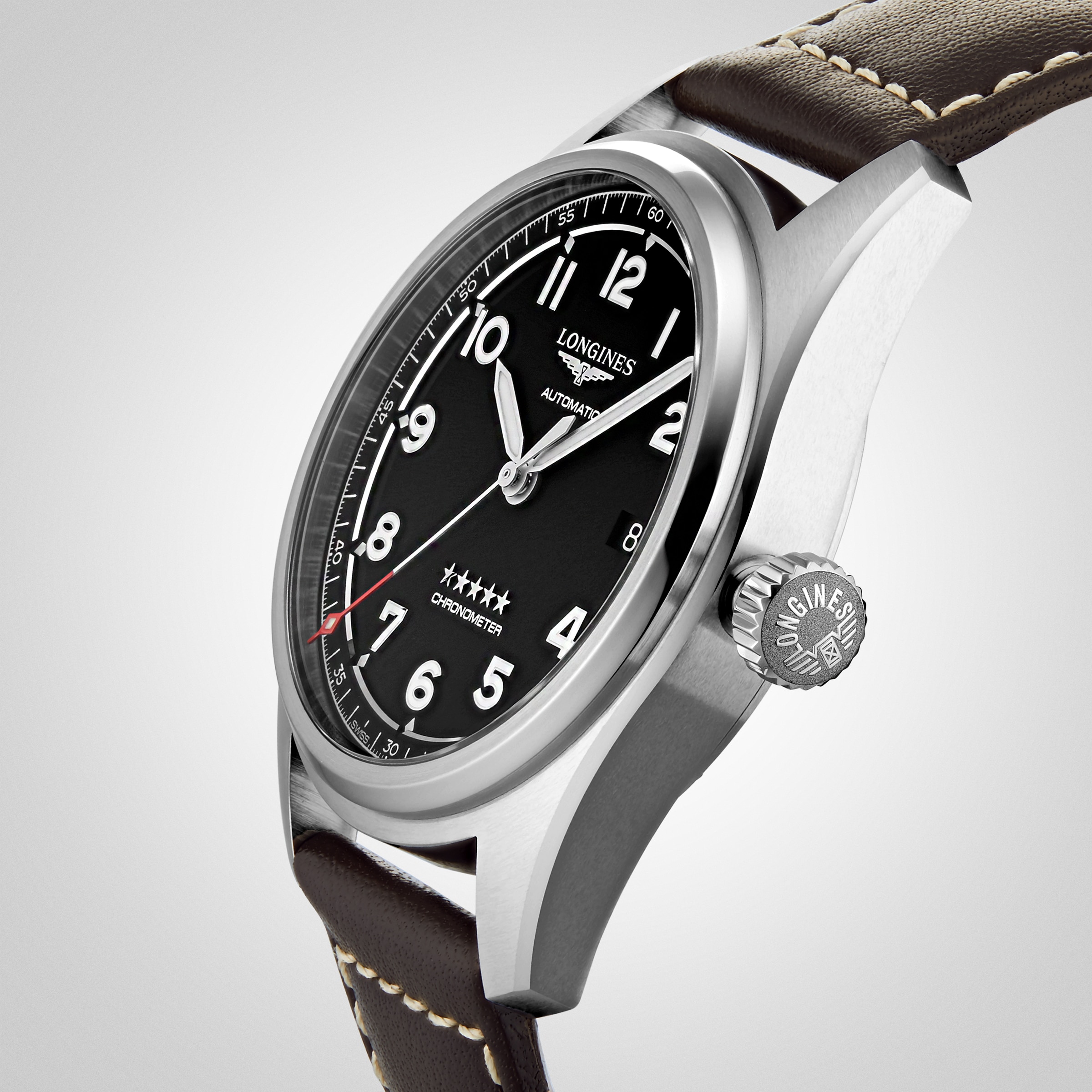 Replica Longines Spirit 40mm Mens details L38104530