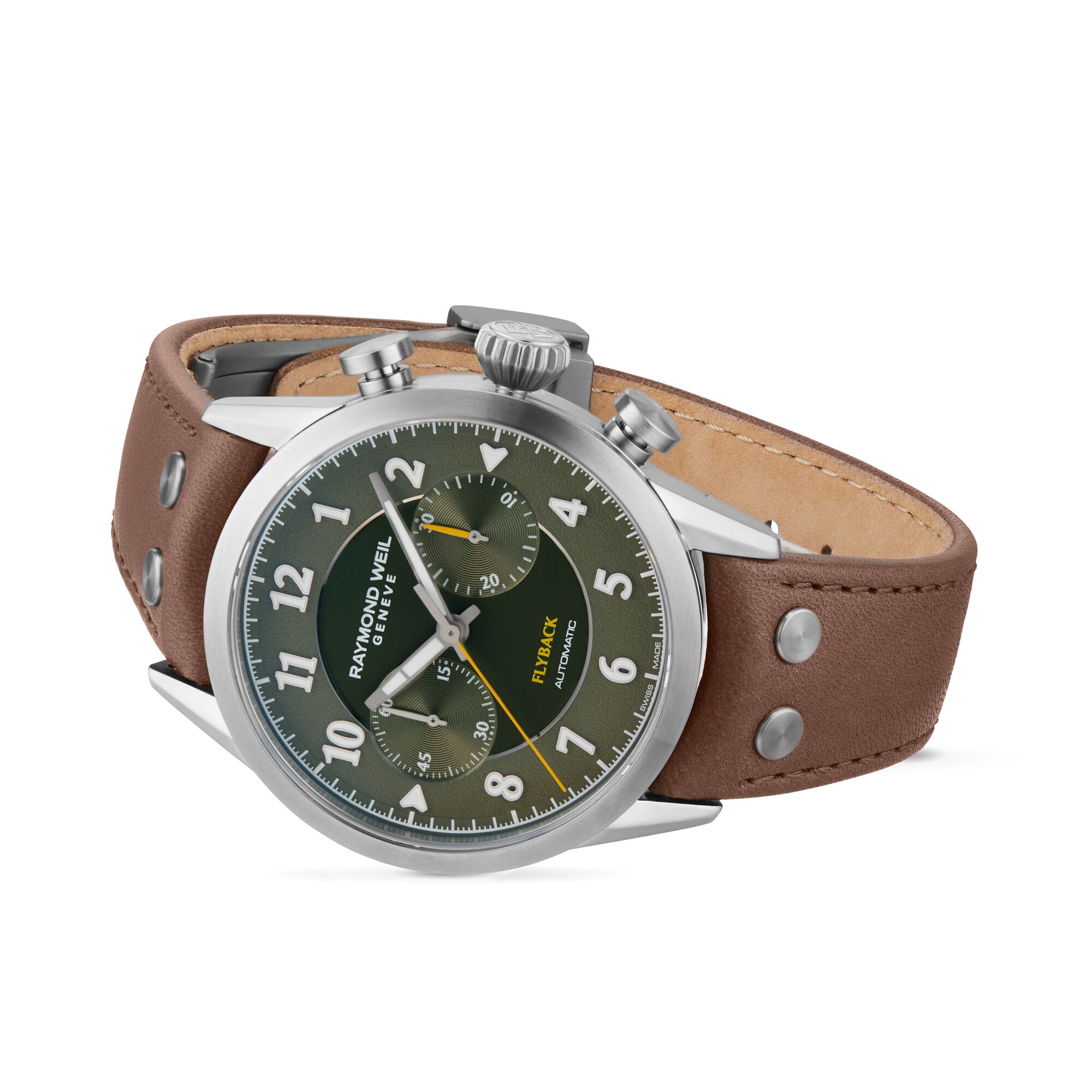 Replica Raymond Weil Freelancer Men's Pilot Flyback Chronograph 42mm 7783-TIC-05520 4 Replica Raymond Weil Freelancer Men's Pilot Flyback Chronograph 42mm 7783-TIC-05520