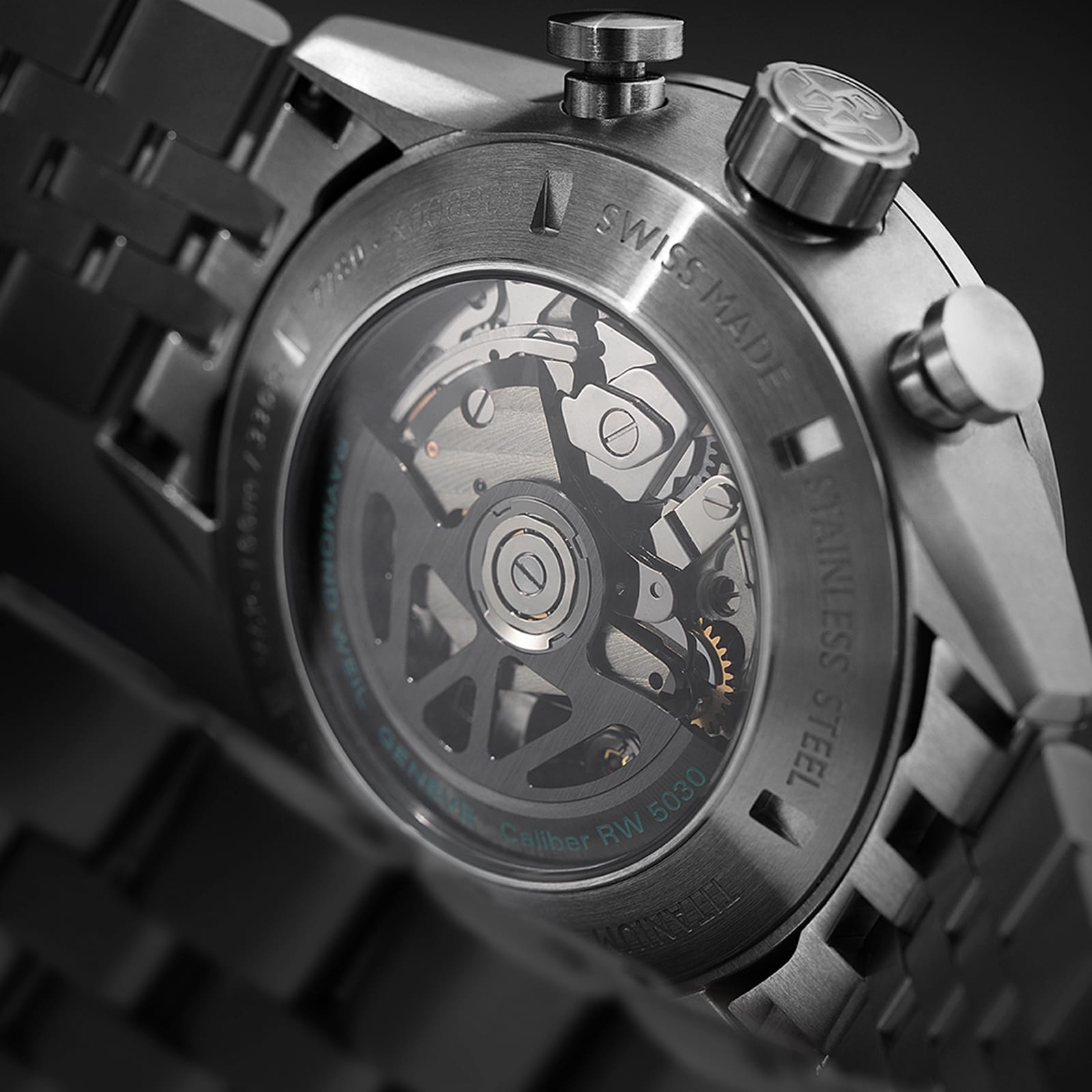 Replica Raymond Weil Freelancer Pop 43.5mm Limited Edition Mens details Black 7780-TI-20425 4 Replica Raymond Weil Freelancer Pop 43.5mm Limited Edition Mens details Black 7780-TI-20425