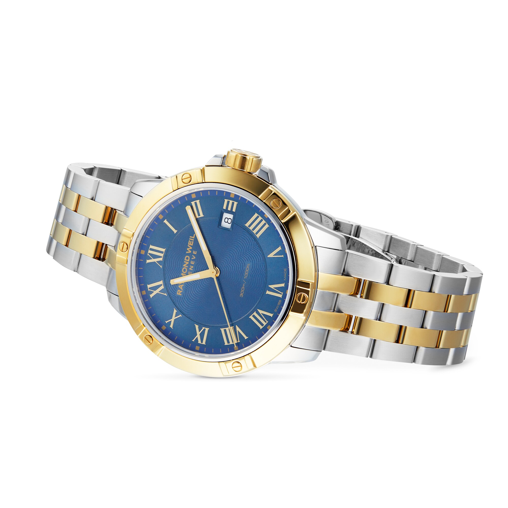Replica Raymond Weil Tango Mens Classic Two-Tone Gold Steel details 41mm 8160-STP-00508