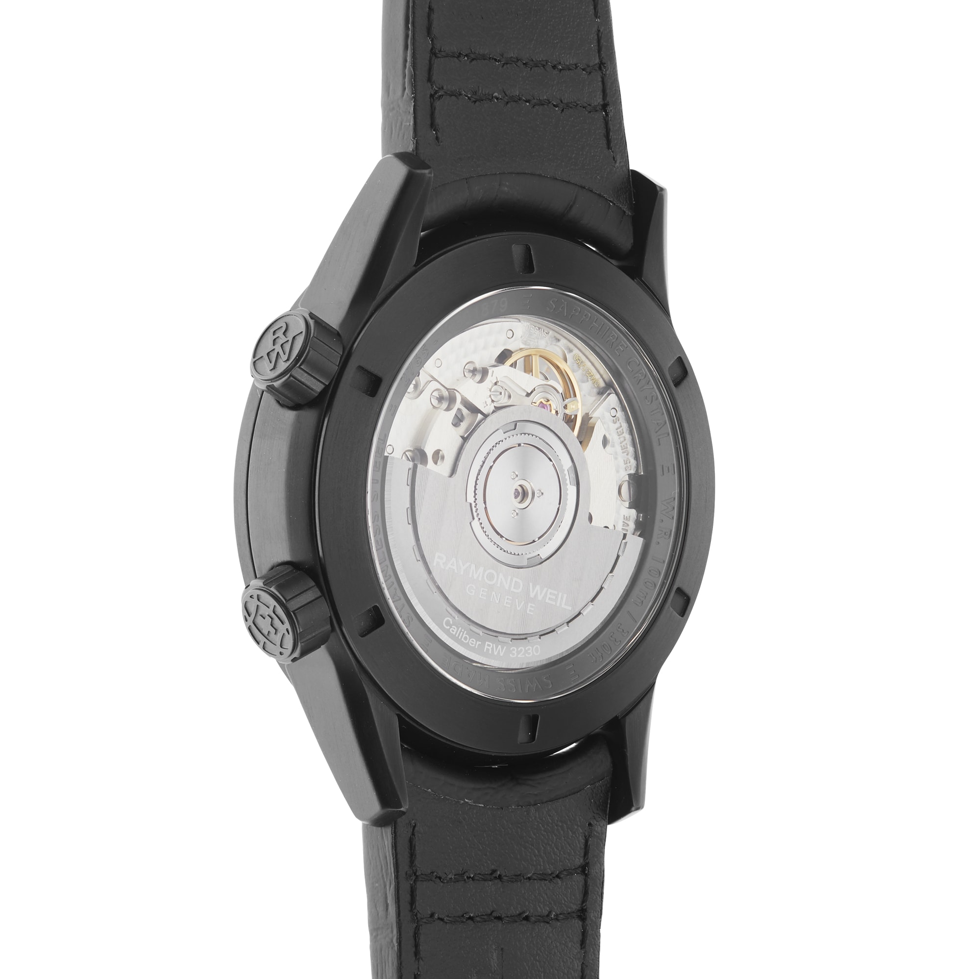 Replica Raymond Weil Freelancer 40.5mm Mens details Black 2765-BKC-20001