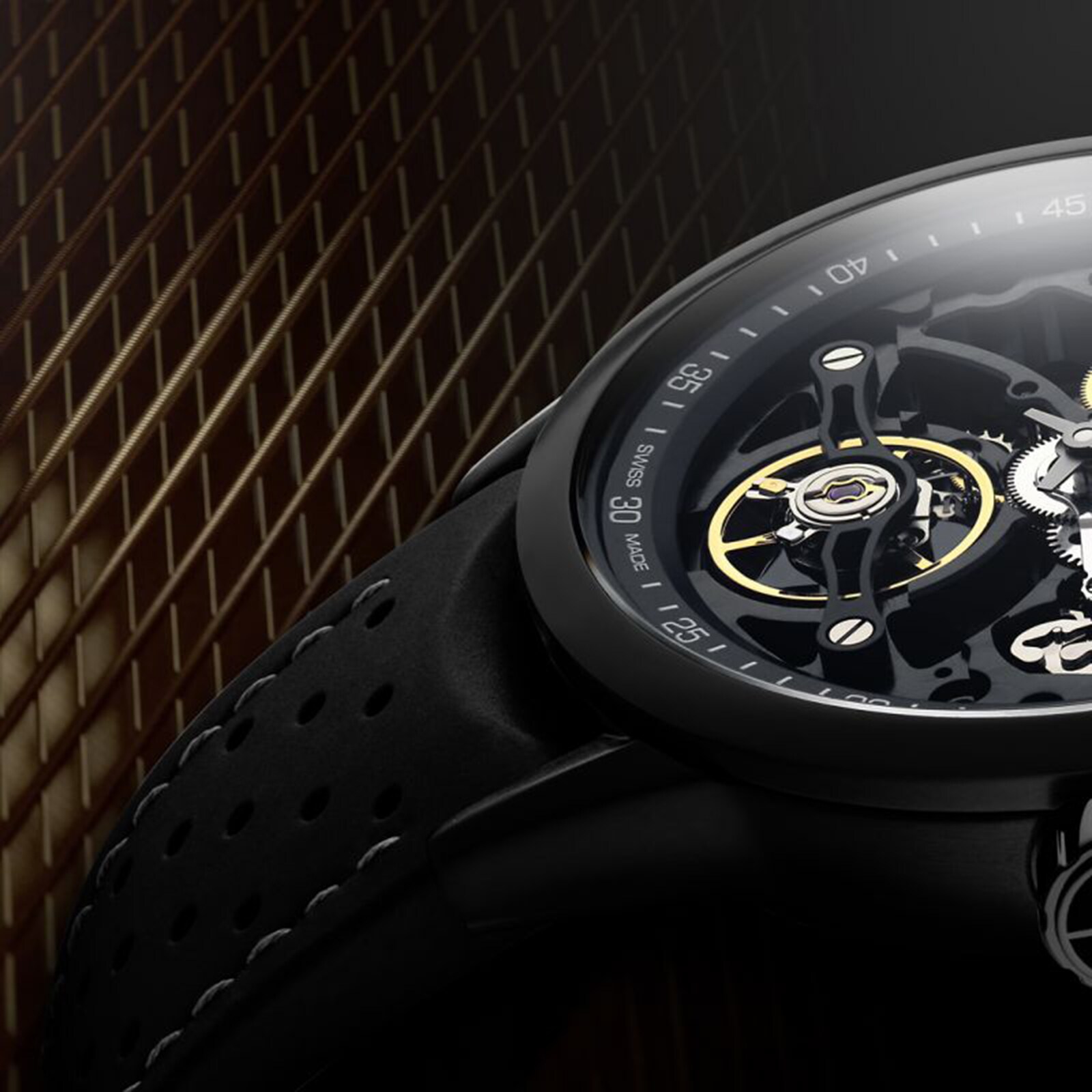 Replica Raymond Weil Freelancer Skeleton 42mm Mens details 2785-BKR-20000