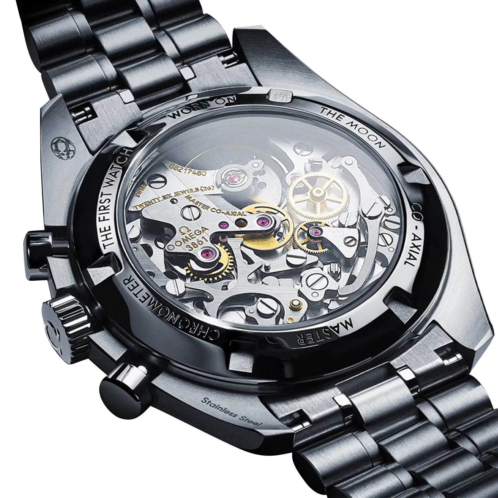 Replica Omega Speedmaster Moonwatch Professional 42mm Mens details White O31030425004001