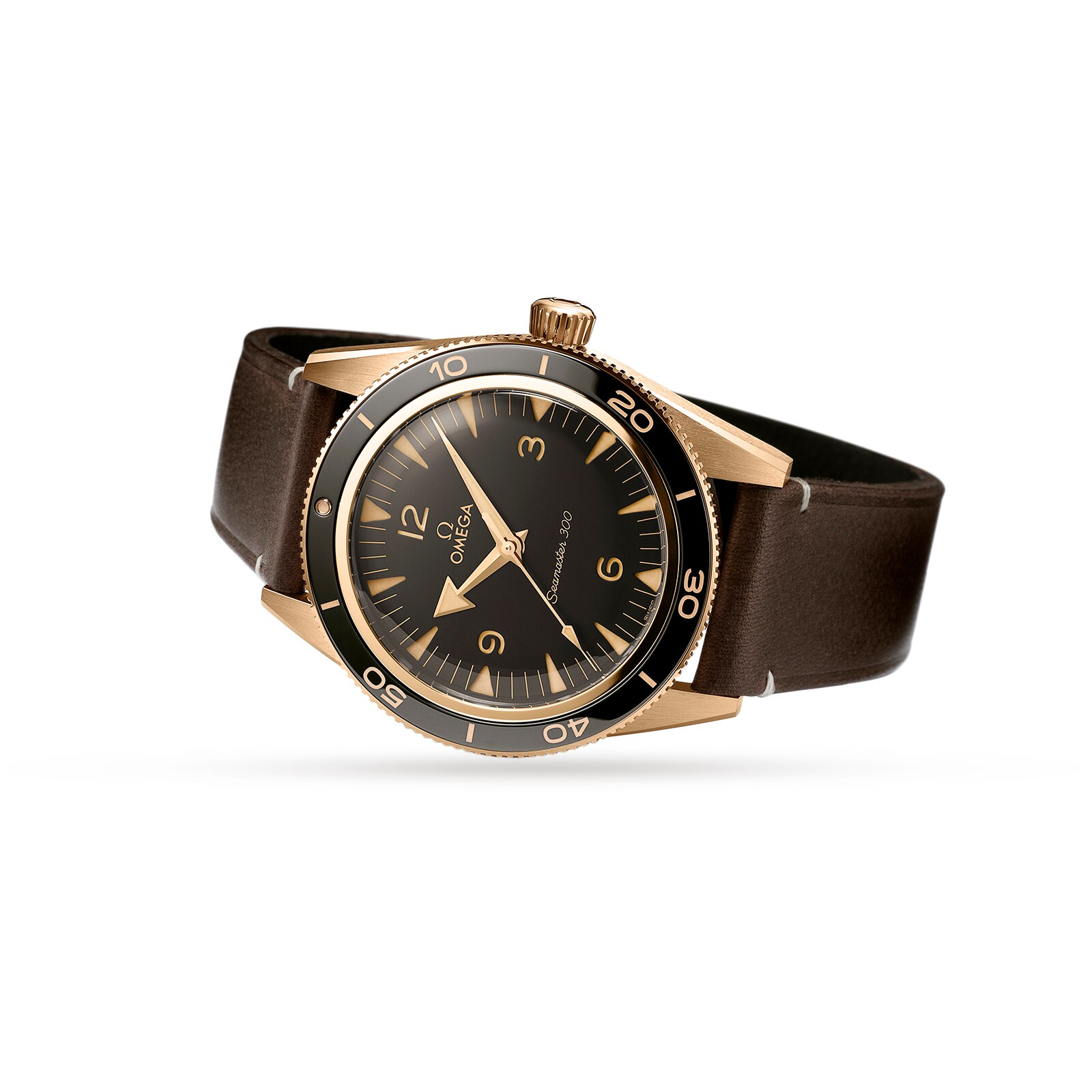 Replica Omega Seamaster 300 Co-Axial Master Chronometer 41mm Bronze Gold O23492412110001 4 Replica Omega Seamaster 300 Co-Axial Master Chronometer 41mm Bronze Gold O23492412110001