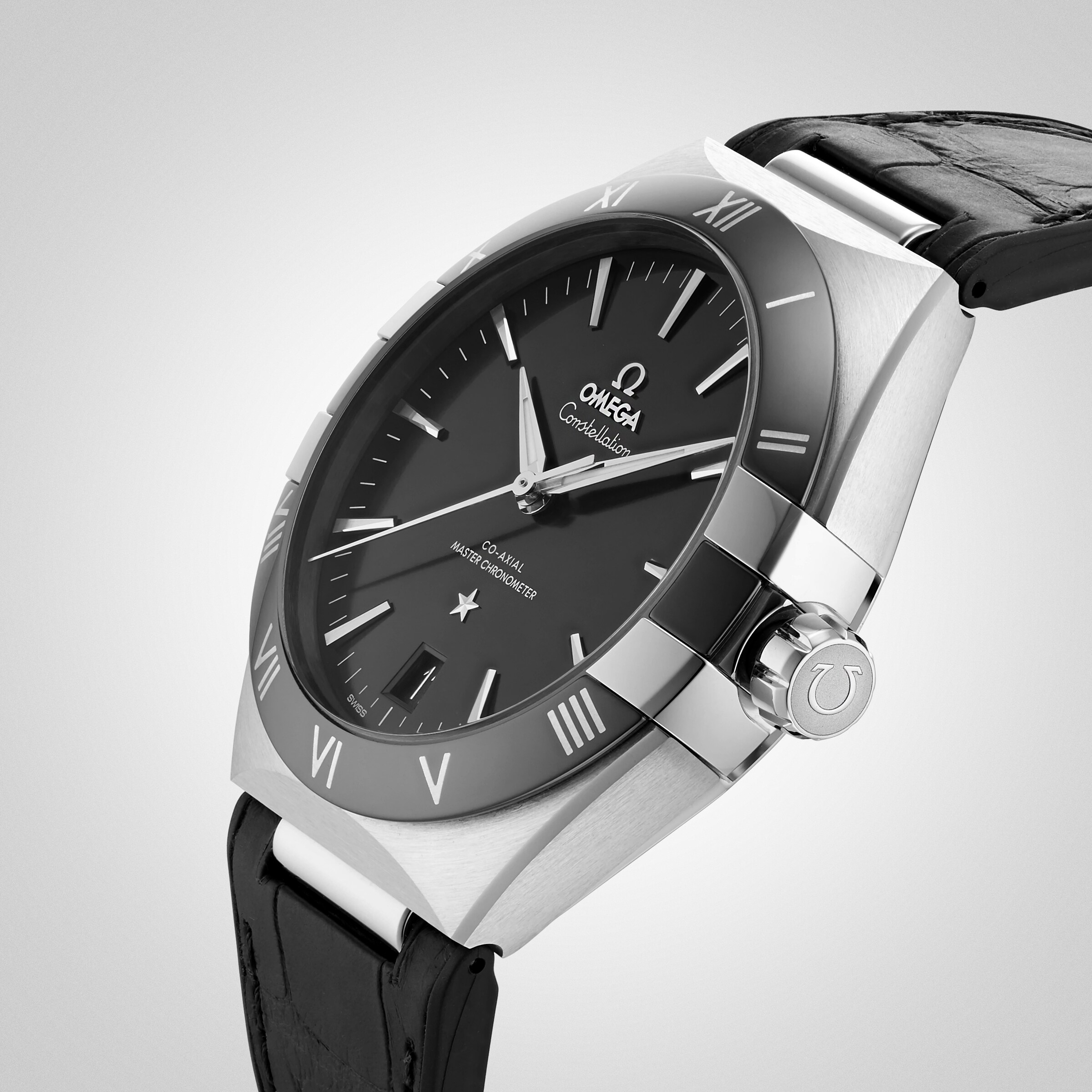 Replica Omega Constellation Co-Axial Master Chronometer 41mm Mens details Black O13133412101001 4 Replica Omega Constellation Co-Axial Master Chronometer 41mm Mens details Black O13133412101001