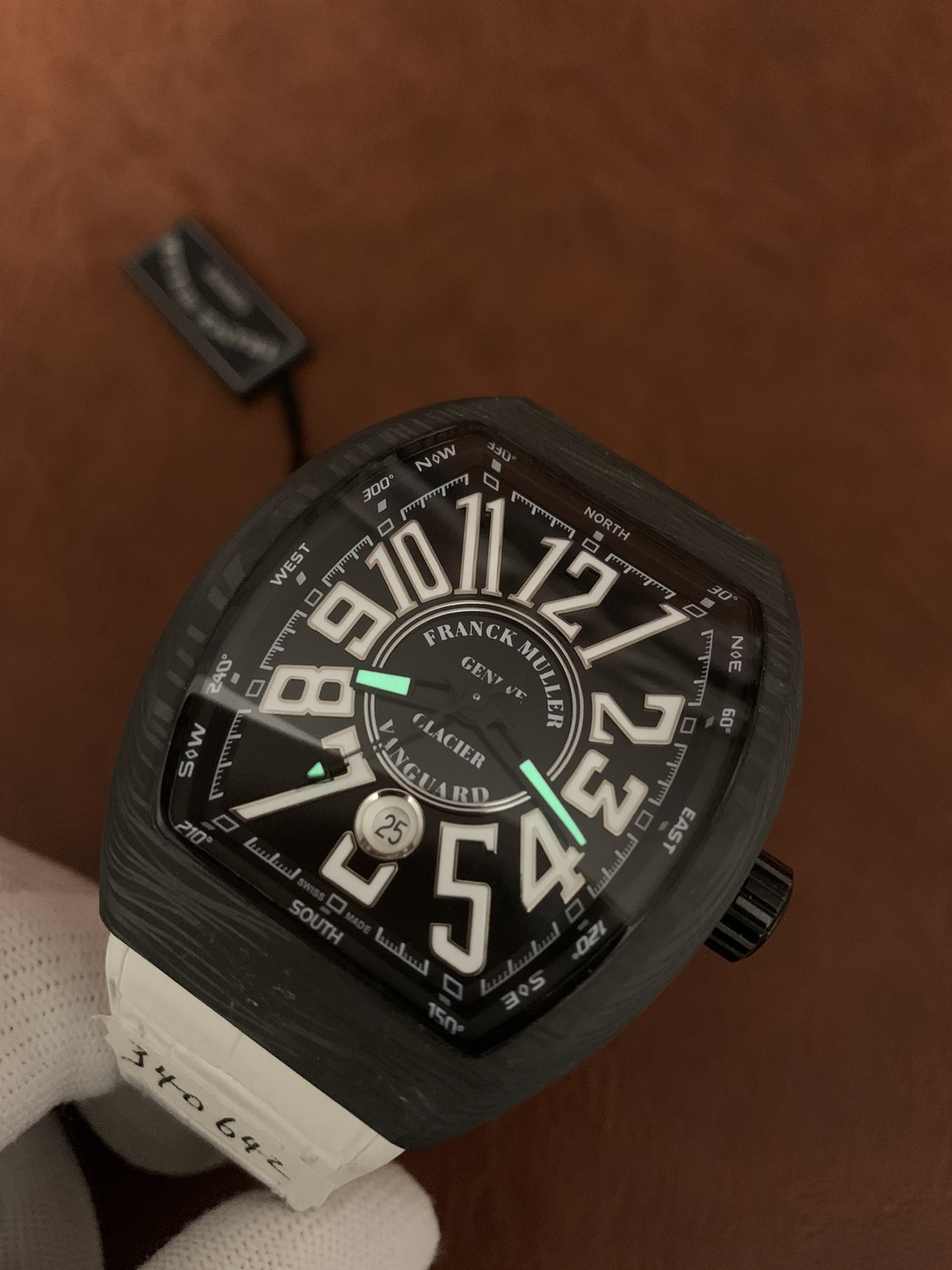 Replica Franck Muller Mens Vanguard Glacier V 45 SC DT AC.GL