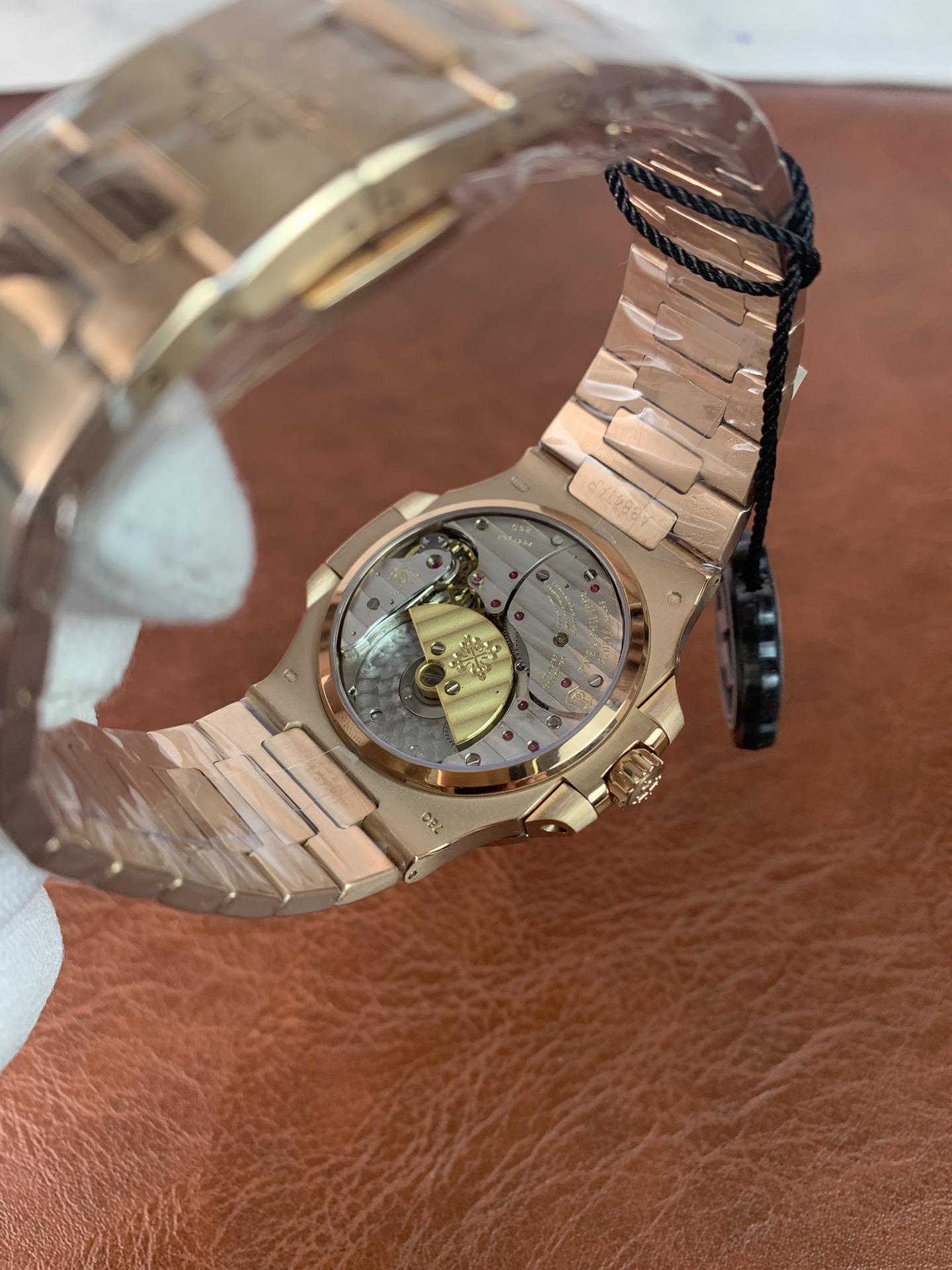 Replica Patek Philippe Men Nautilus Moonphase 5712/1A-001 Rose Gold