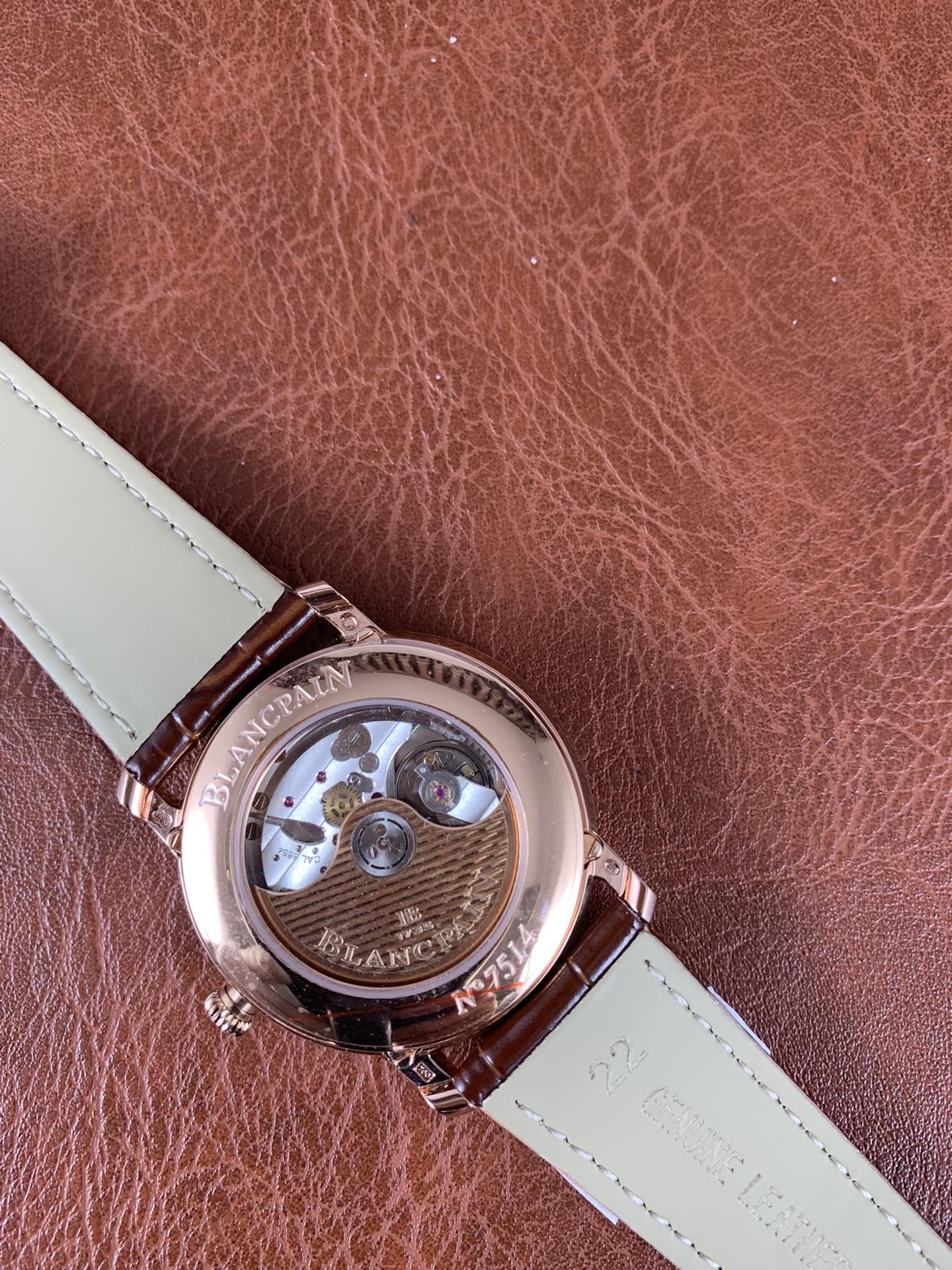 Replica Blancpain Men Villeret Quantime Complet Demi-Savonette 6664-3642-55B