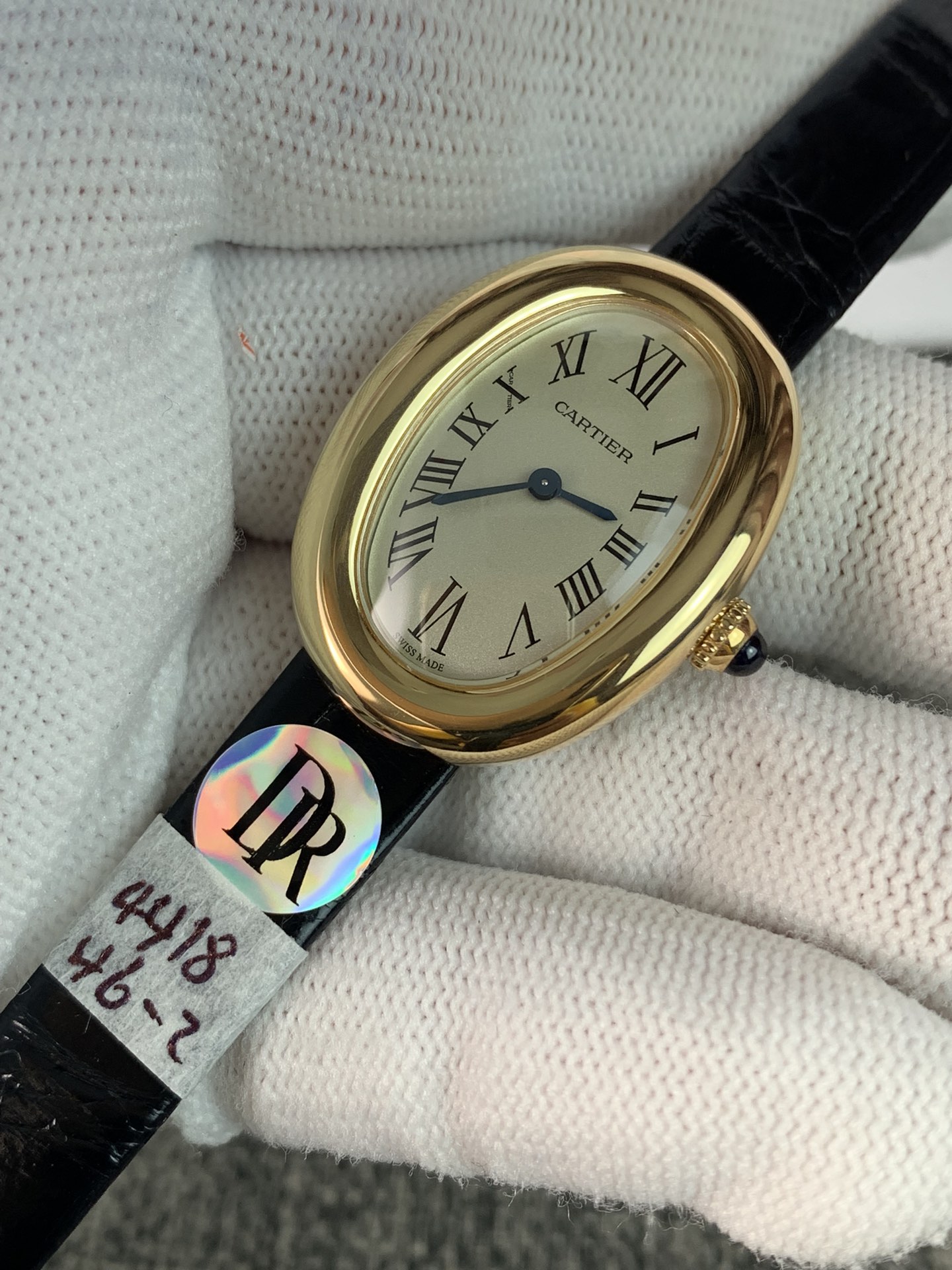 Replica Cartier Women Baignoire WGBA0007 Black 5 Replica Cartier Women Baignoire WGBA0007 Black