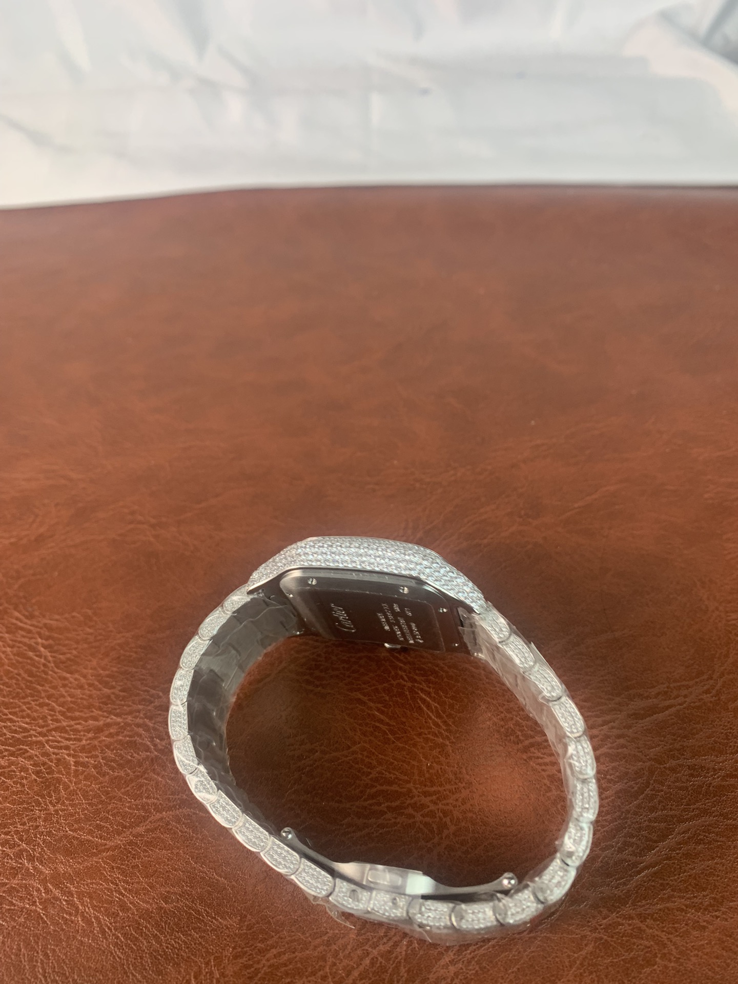 Replica Cartier Men Santos De Cartier WSSA0009 ICED 5 Replica Cartier Men Santos De Cartier WSSA0009 ICED
