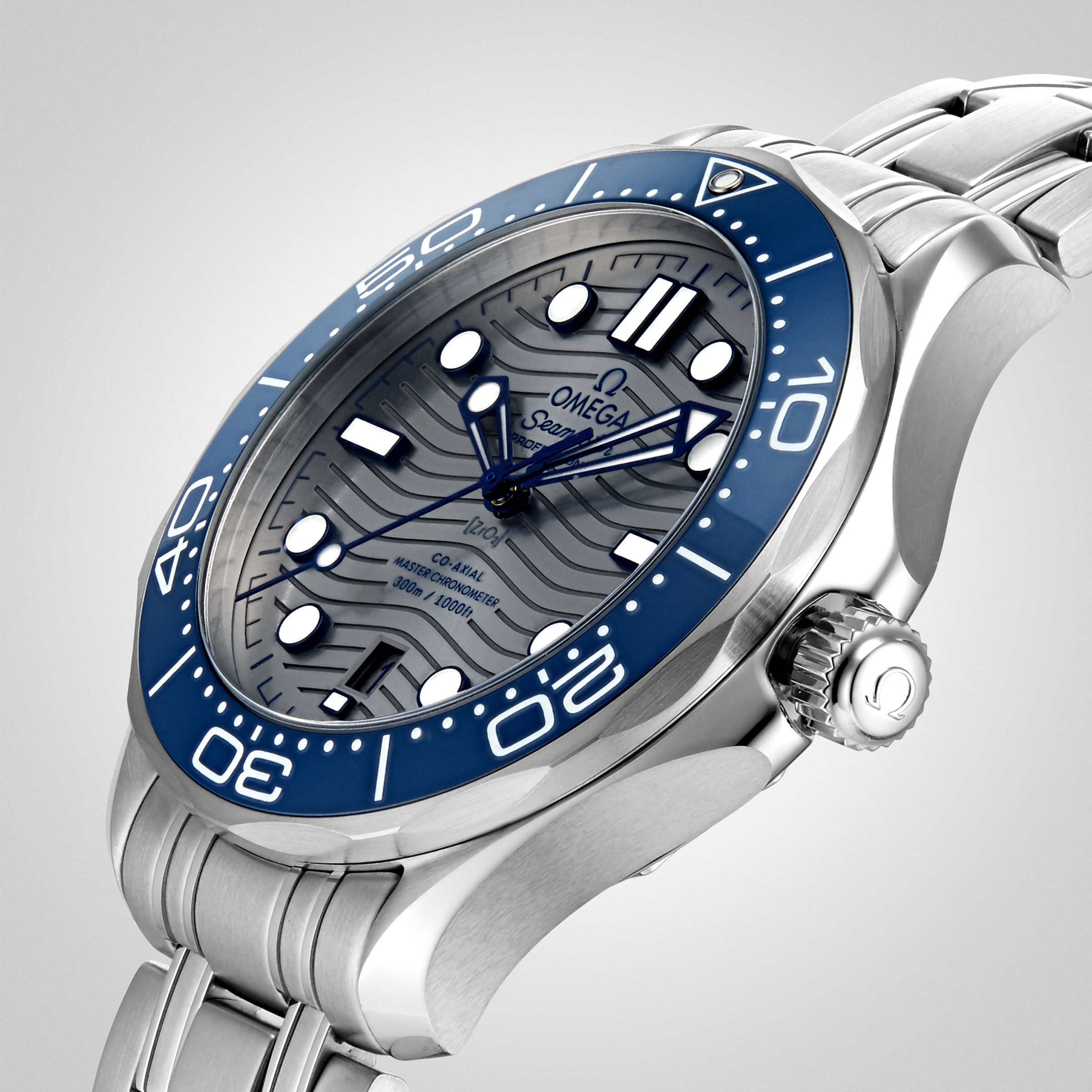 Replica Omega Seamaster Diver 300 Co-Axial Mens details O21030422006001