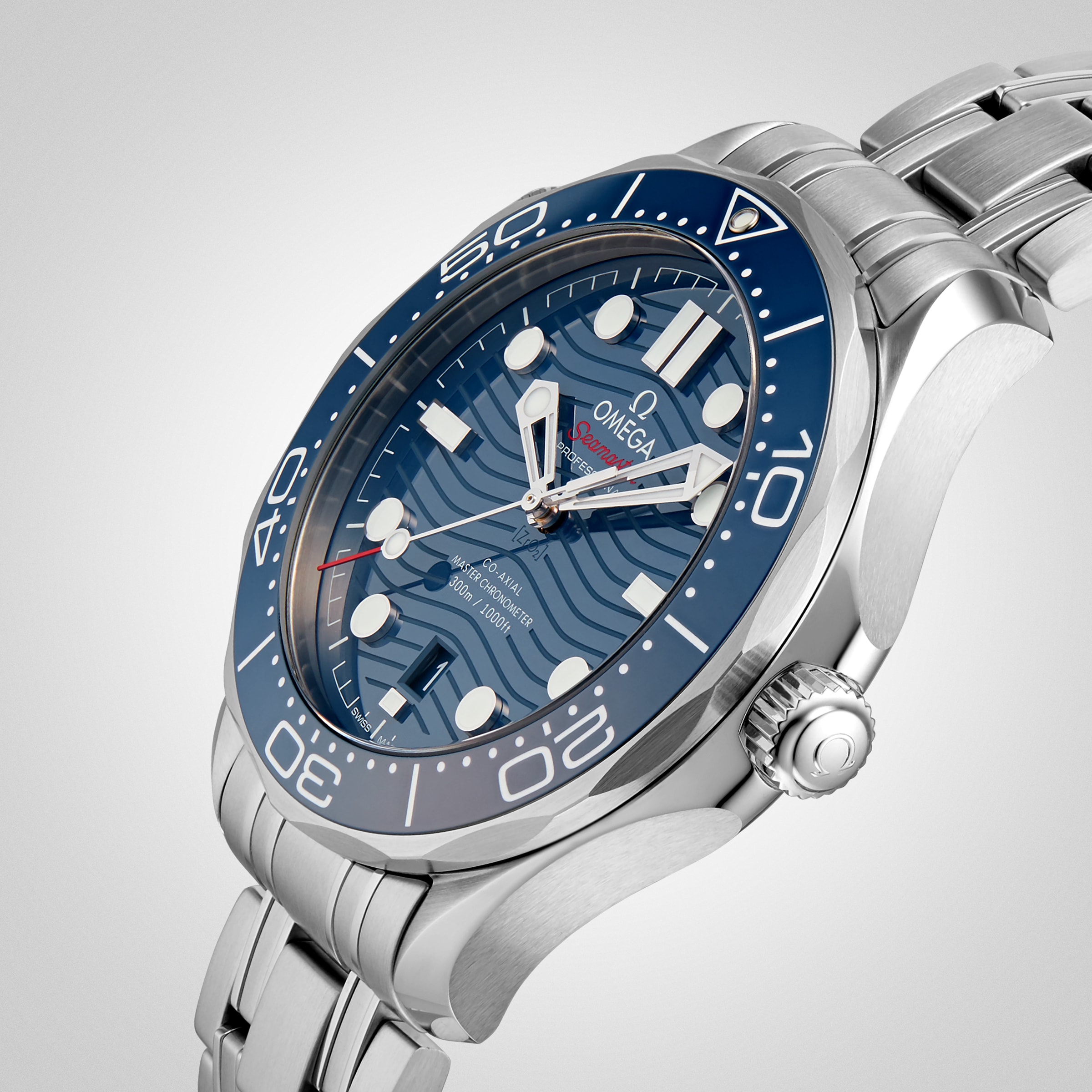 Replica Omega Seamaster Diver 300 Co-Axial Mens details O21030422003001