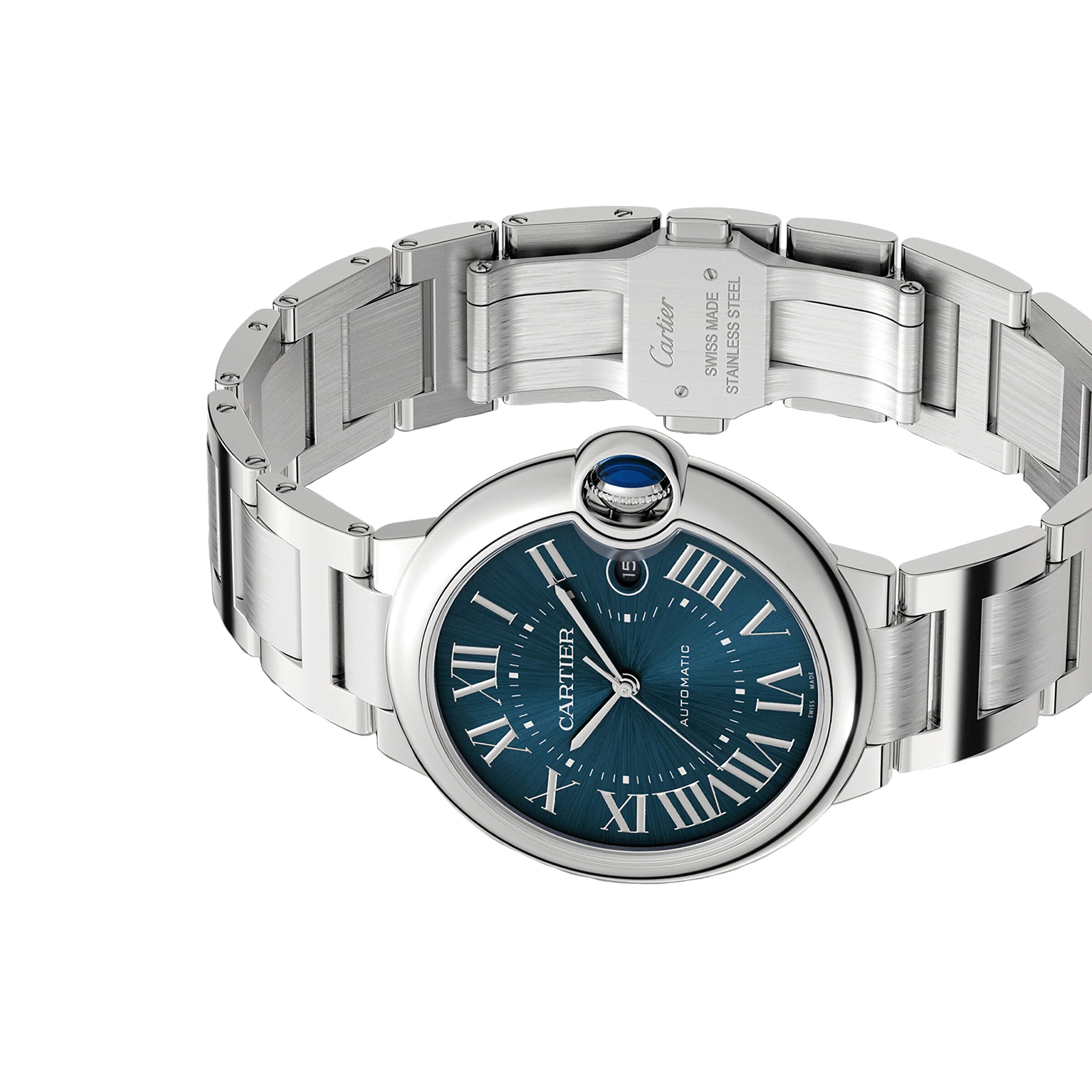 Replica Cartier Ballon Bleu De Cartier details 40mm Automatic Movement Steel WSBB0061