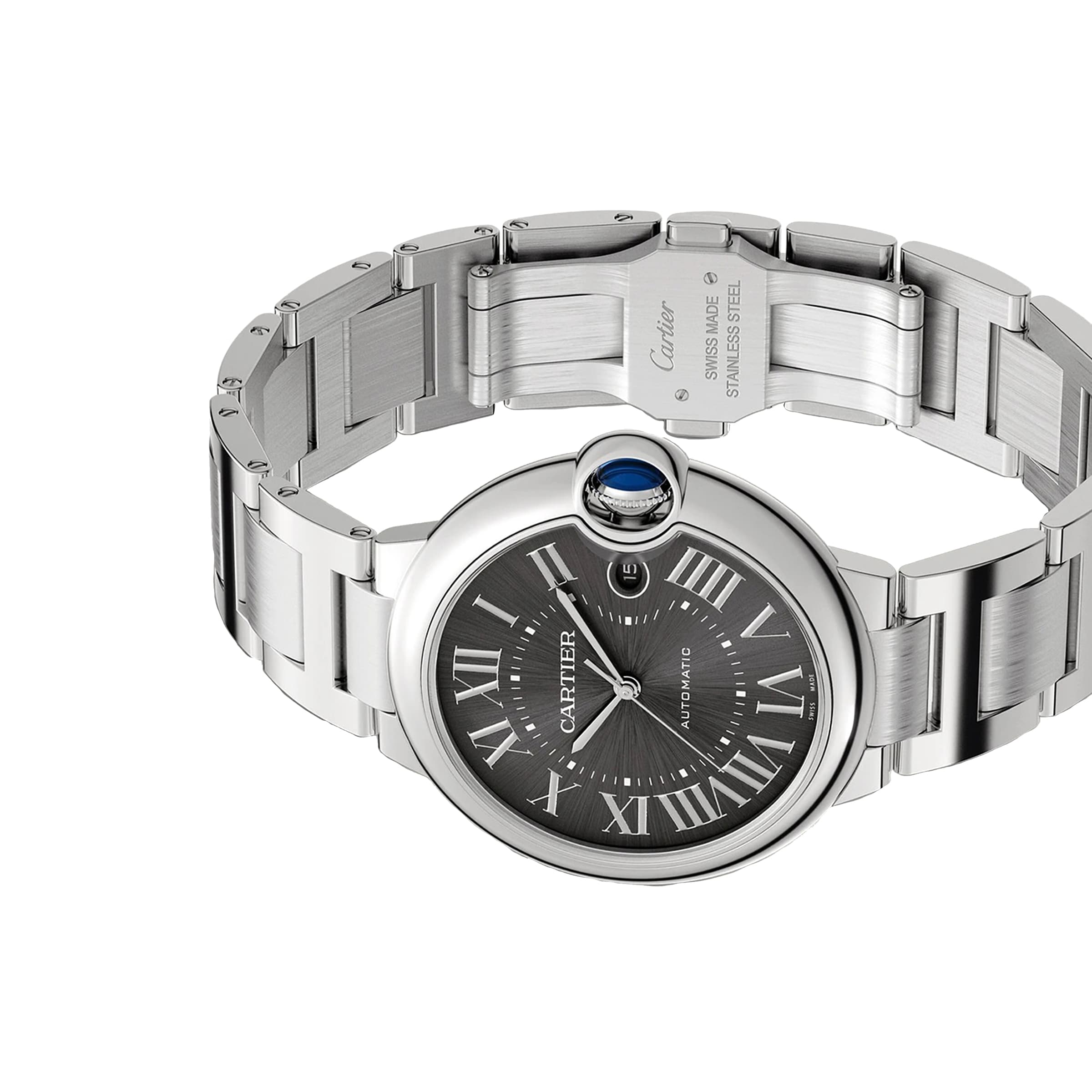 Replica Cartier Ballon Bleu De Cartier details 40mm Automatic Movement Steel WSBB0060 5 Replica Cartier Ballon Bleu De Cartier details 40mm Automatic Movement Steel WSBB0060