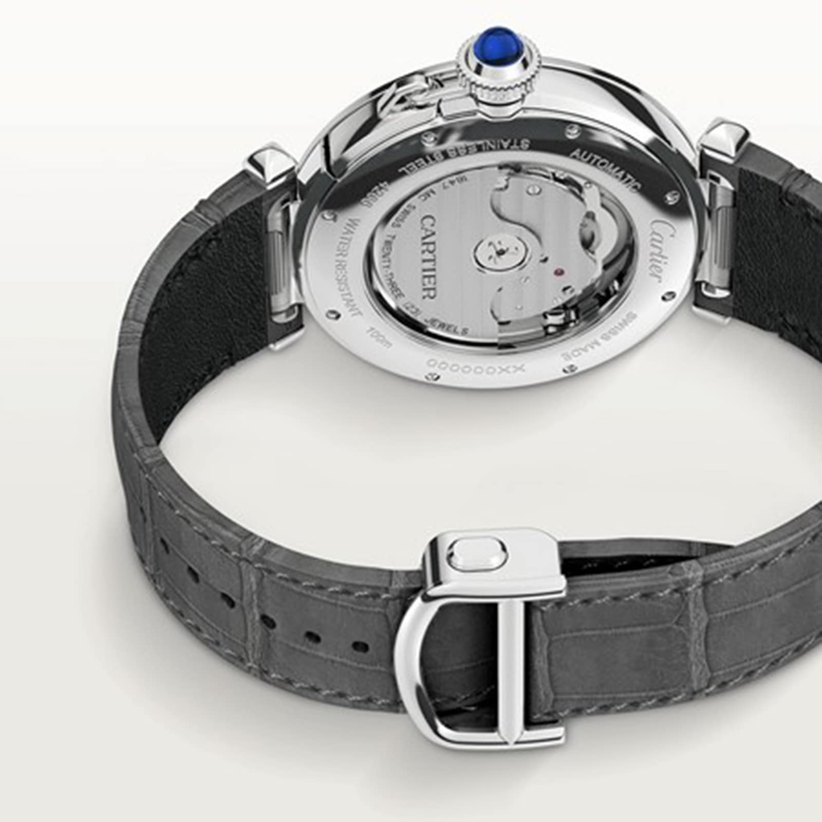 Replica Cartier Pasha De Cartier details 41mm Automatic Movement Steel 2 Interchangeable Leather Straps WSPA0010 5 Replica Cartier Pasha De Cartier details 41mm Automatic Movement Steel 2 Interchangeable Leather Straps WSPA0010