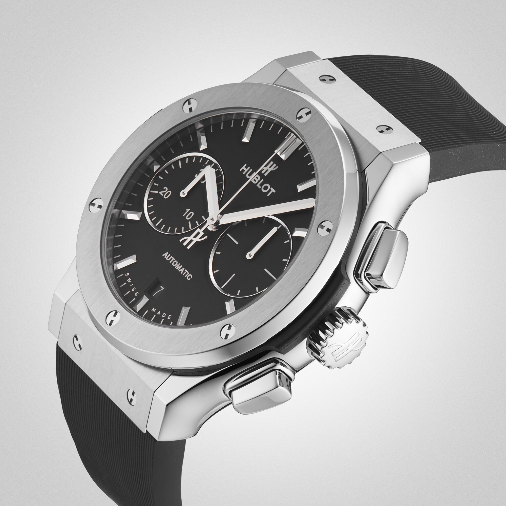 Replica Hublot Classic Fushion Chronograph Titanium 45mm 521.NX.1171.RX