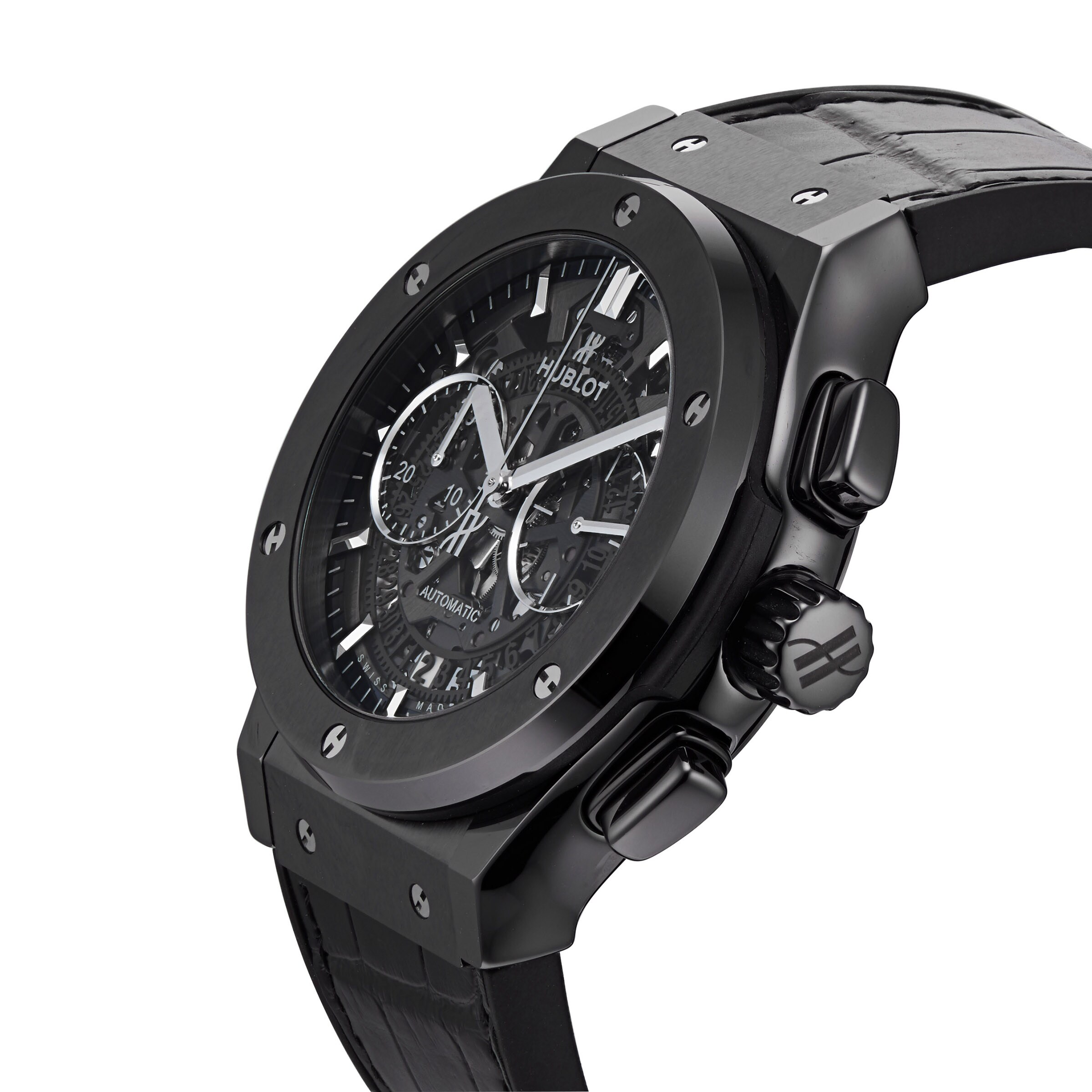 Replica Hublot Classic Fusion Aerofusion Black Magic Chronograph 45mm 525.CM.0170.LR 5 Replica Hublot Classic Fusion Aerofusion Black Magic Chronograph 45mm 525.CM.0170.LR