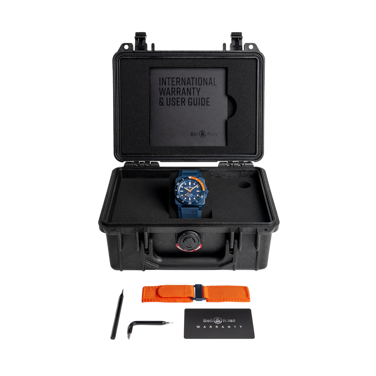 Replica Bell & Ross BR 03-92 Diver Tara 42mm Limited Edition Mens details Blue BR0392-D-TR-CE/SRB