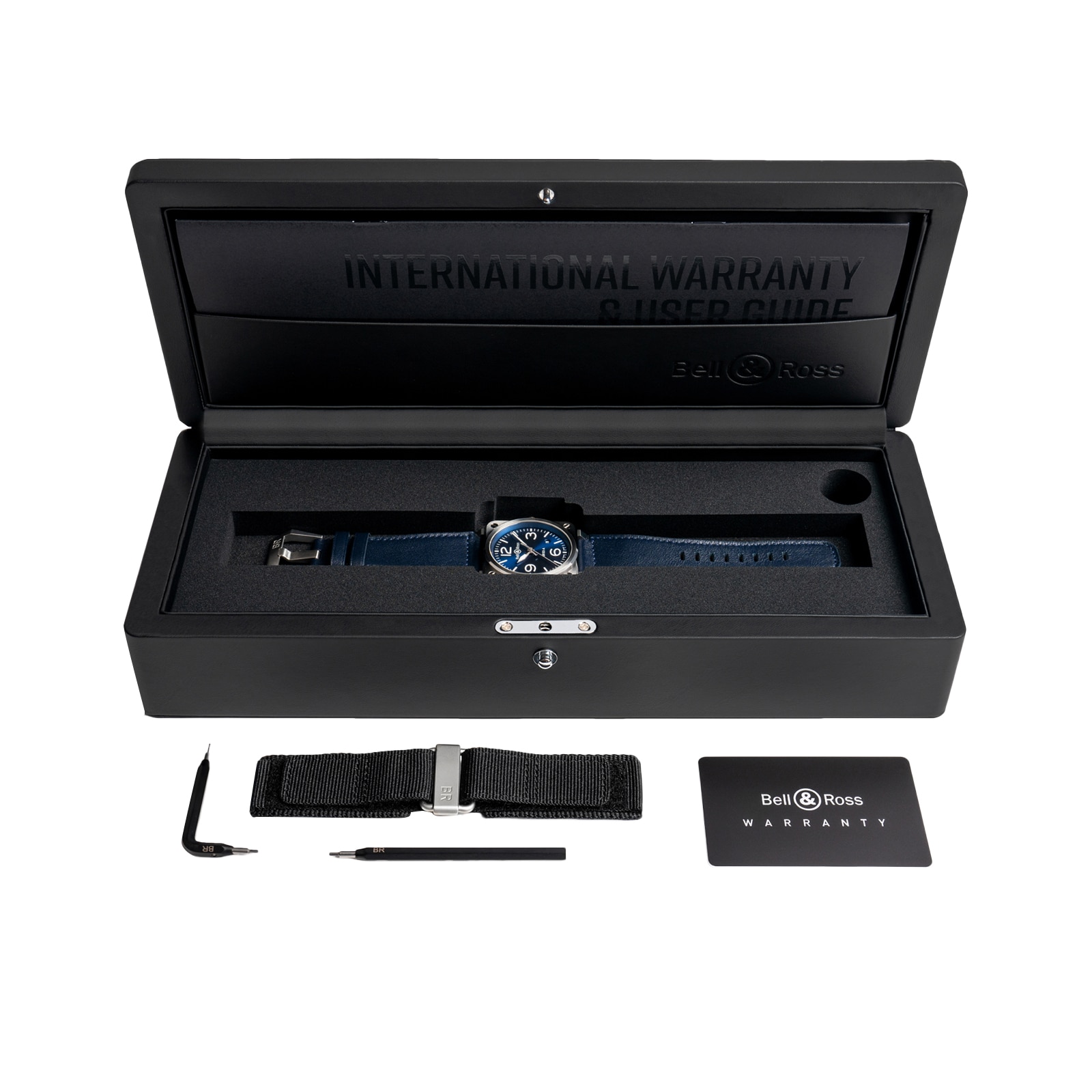 Replica Bell & Ross BR 03 Blue Steel 41mm BR03A-BLU-ST/SCA 5 Replica Bell & Ross BR 03 Blue Steel 41mm BR03A-BLU-ST/SCA