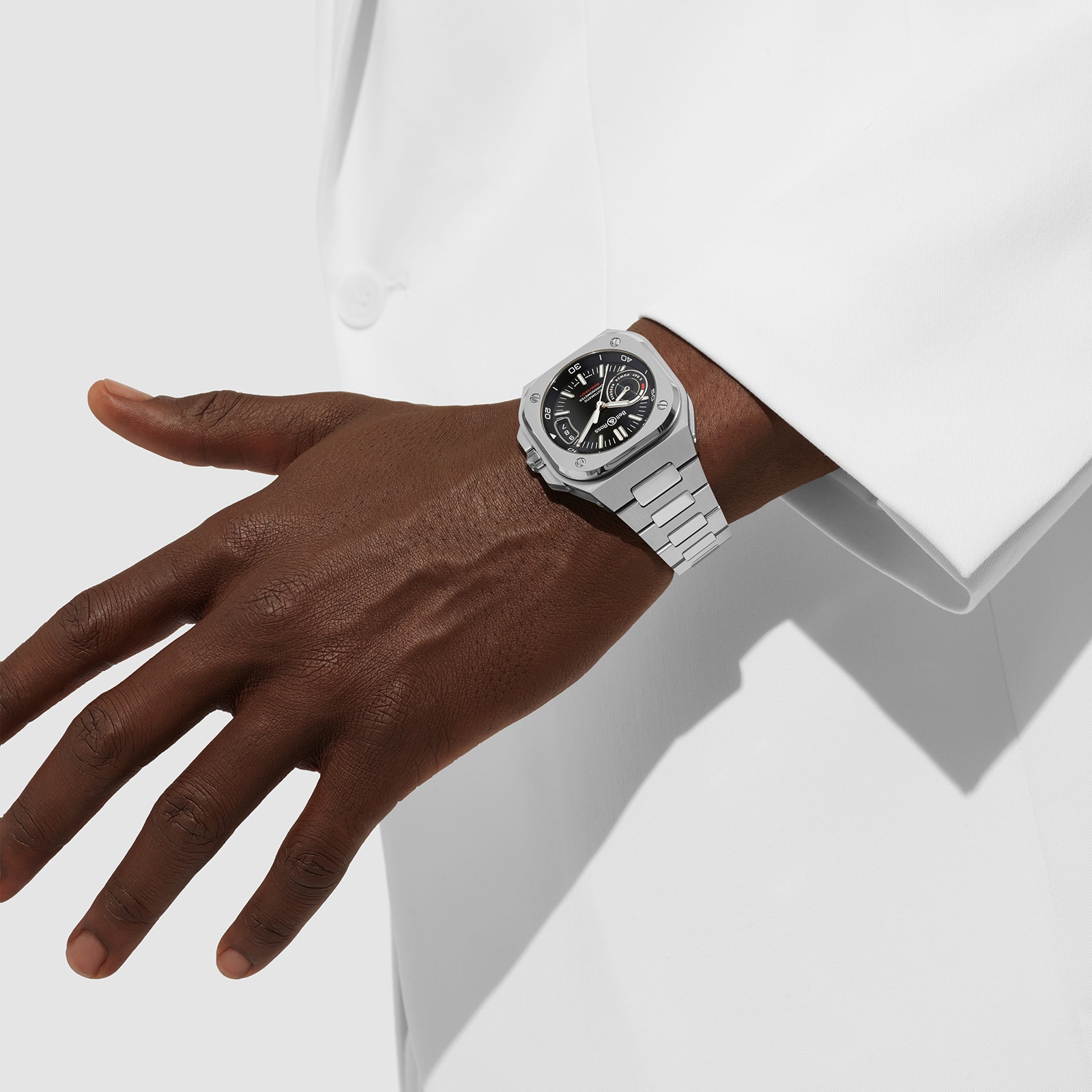 Replica Bell & Ross BR-X5 BLACK STEEL 41MM BRX5R-BL-ST/SST