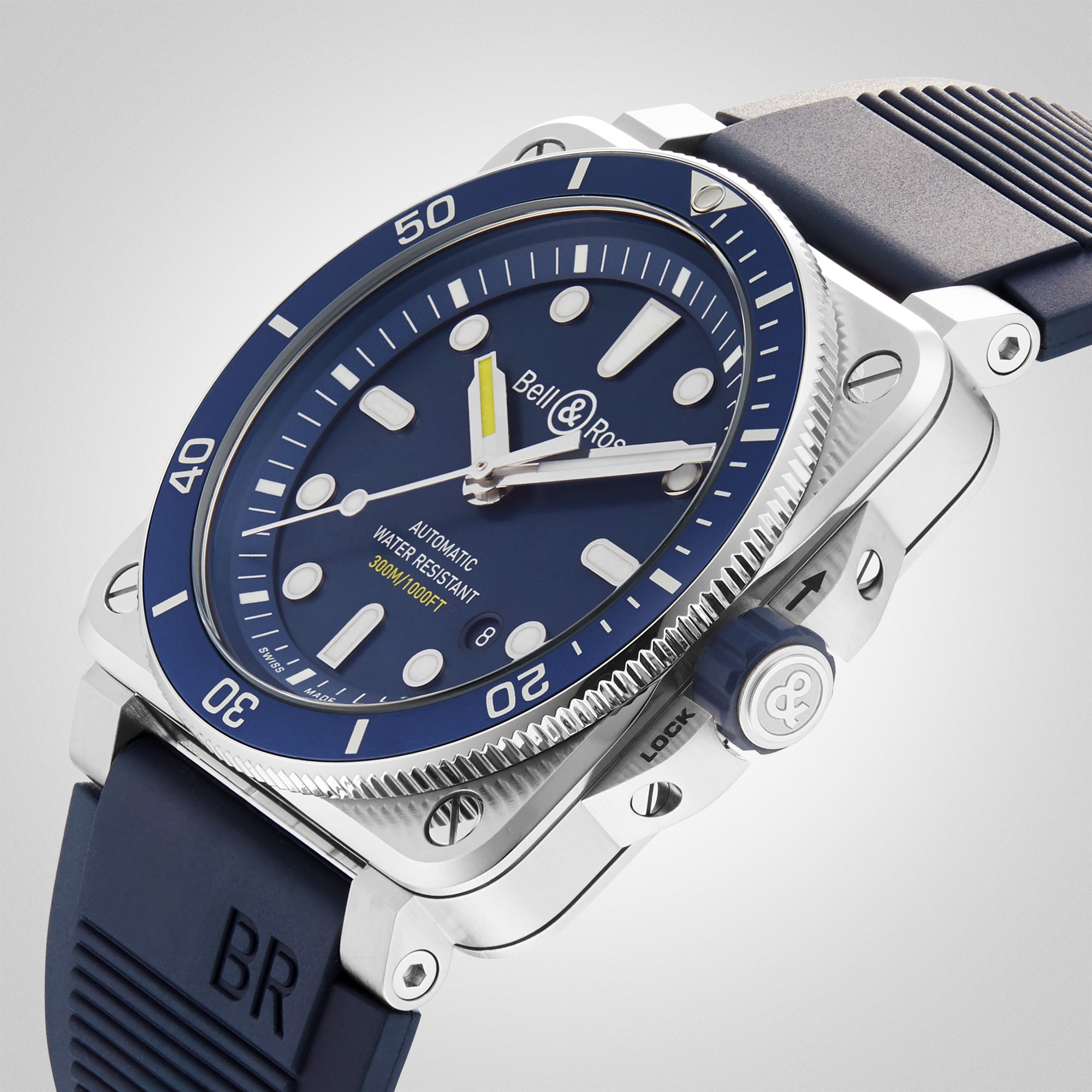 Replica Bell & Ross BR 03-92 DIVER BLUE 42mm BR0392-D-BU-ST/SRB 5 Replica Bell & Ross BR 03-92 DIVER BLUE 42mm BR0392-D-BU-ST/SRB