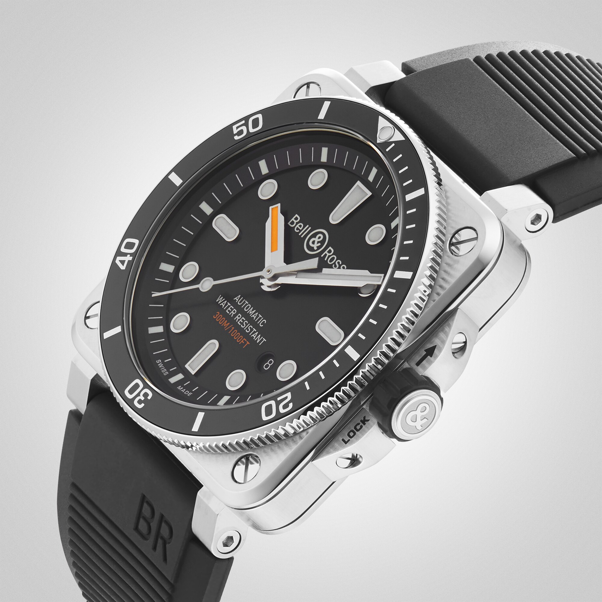 Replica Bell & Ross Watch BR 03 92 Diver BR0392-D-BL-ST/SRB