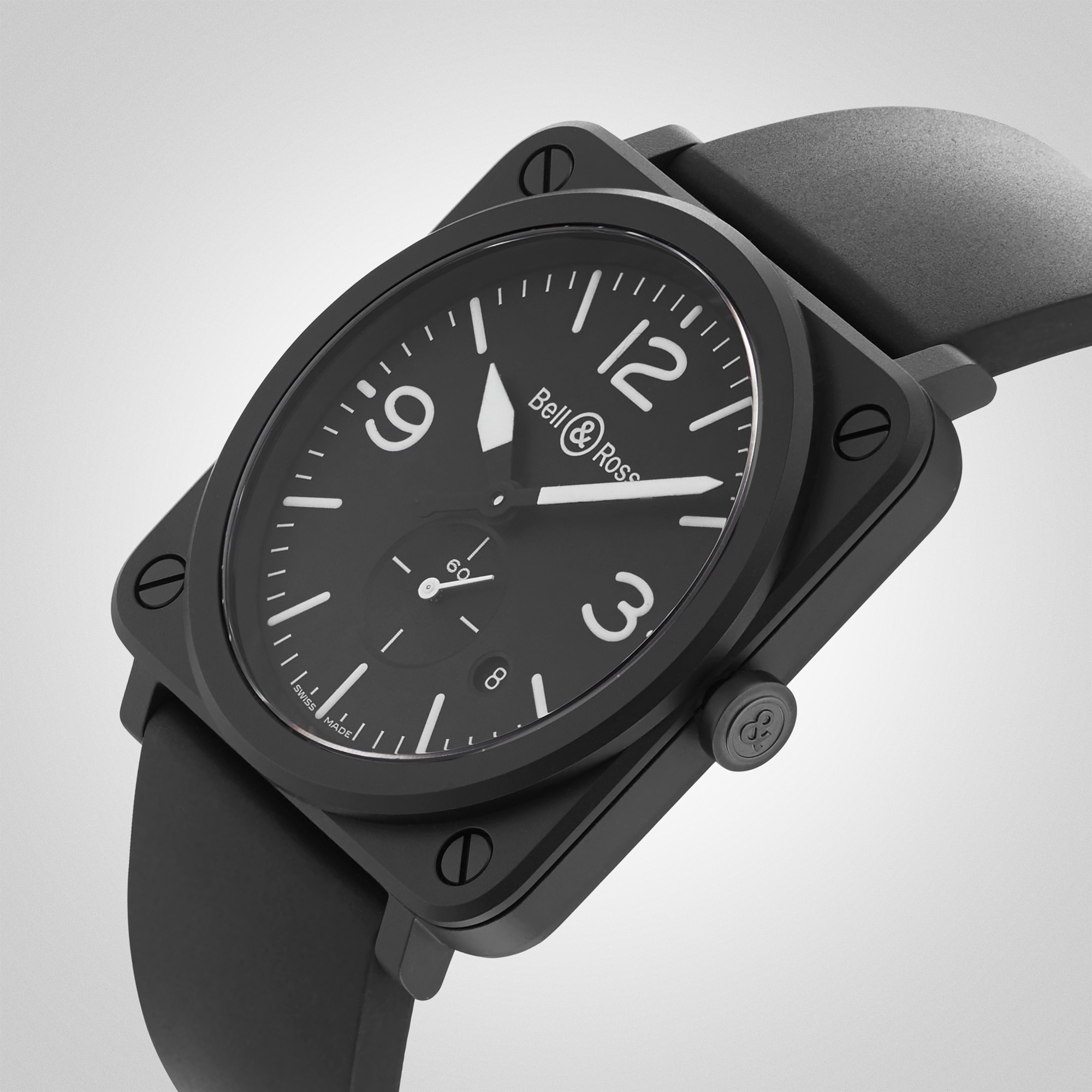 Replica Bell & Ross BR S BLACK MATTE 39mm BRS-BL-CEM 5 Replica Bell & Ross BR S BLACK MATTE 39mm BRS-BL-CEM