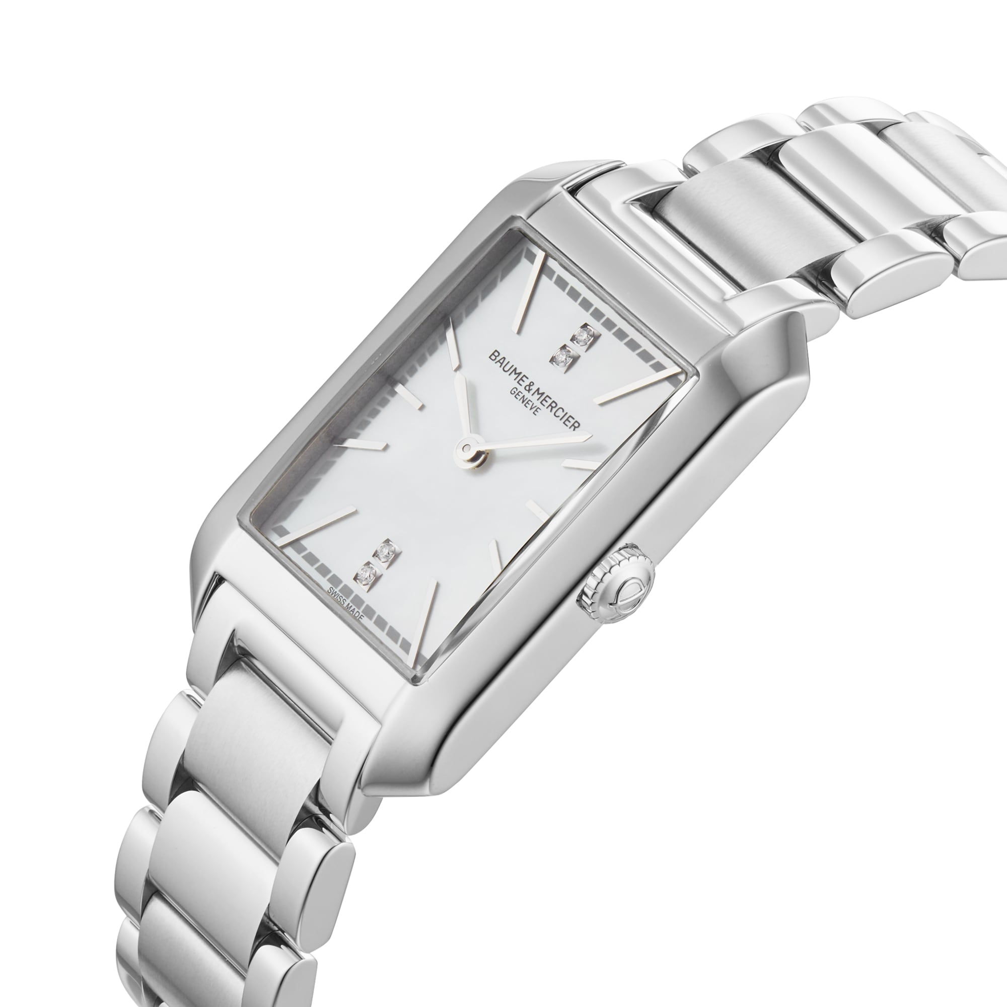 Replica Baume & Mercier Hampton 35mm Ladies details Stainless Steel BM0A10474 5 Replica Baume & Mercier Hampton 35mm Ladies details Stainless Steel BM0A10474