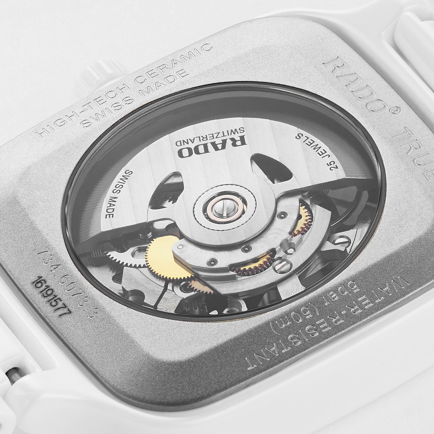 Replica Rado True Square Automatic Open Heart 38mm R27073012
