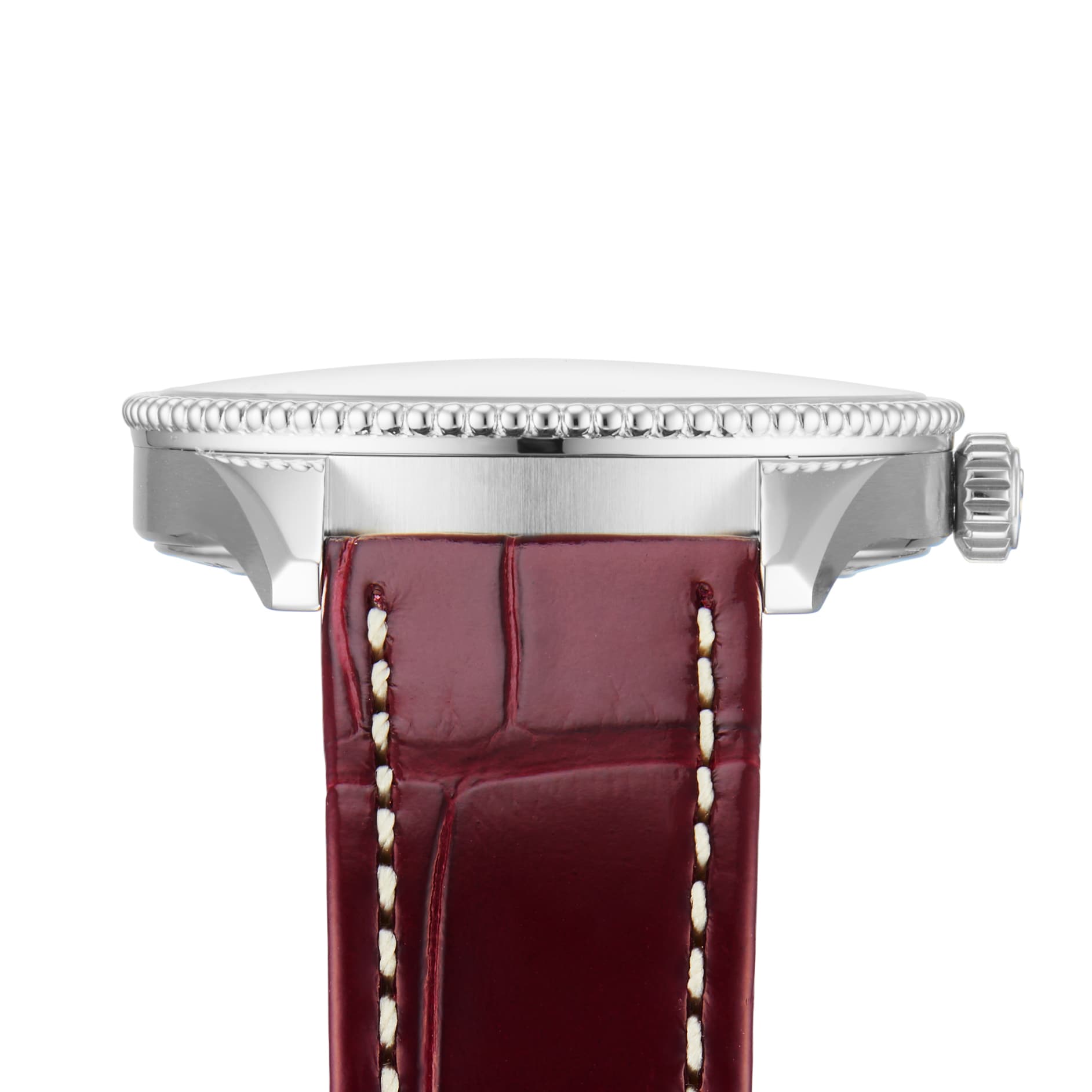 Replica Breitling Navitimer 32mm Ladies details White Mother Of Pearl Alligator A77320E61A2P2