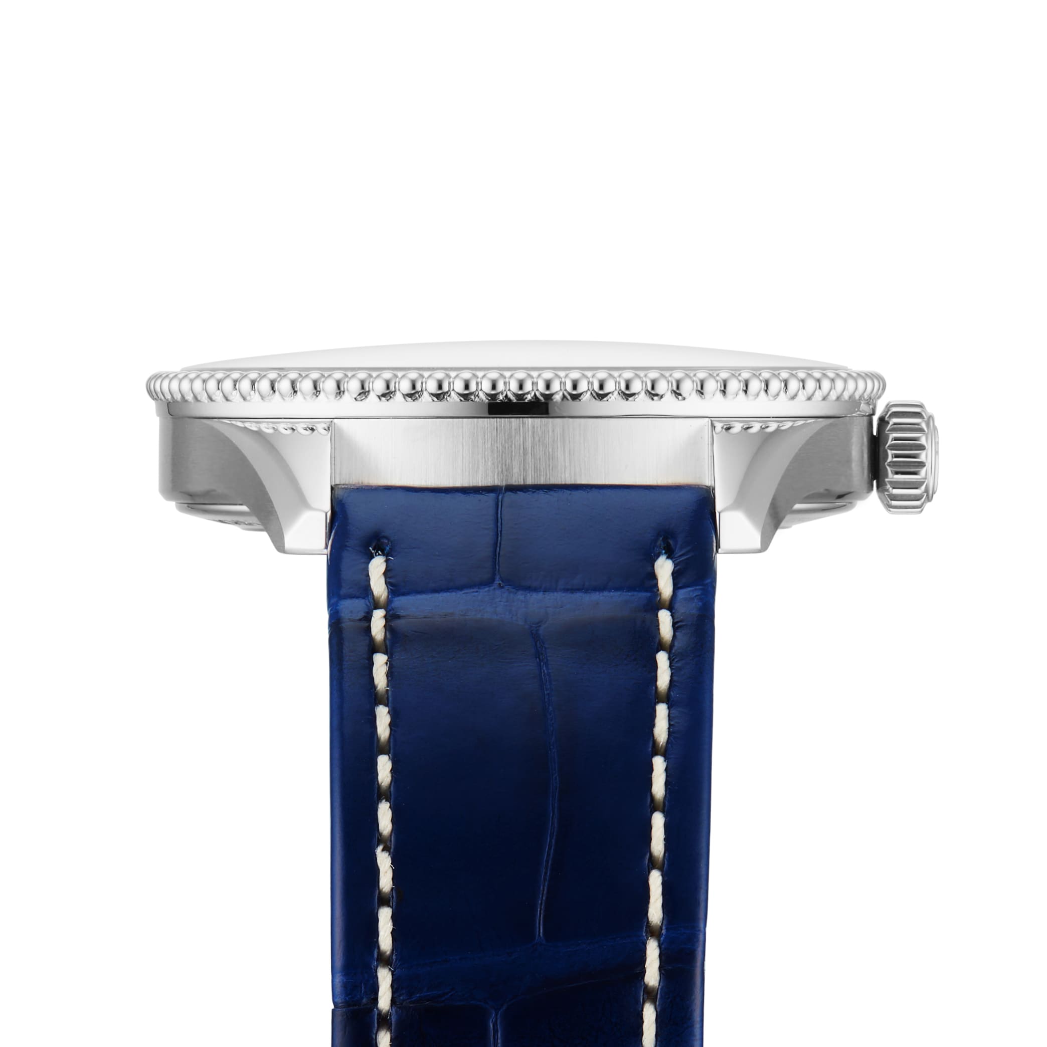 Replica Breitling Navitimer 32mm Ladies details Blue Mother Of Pearl Alligator A77320171C1P1