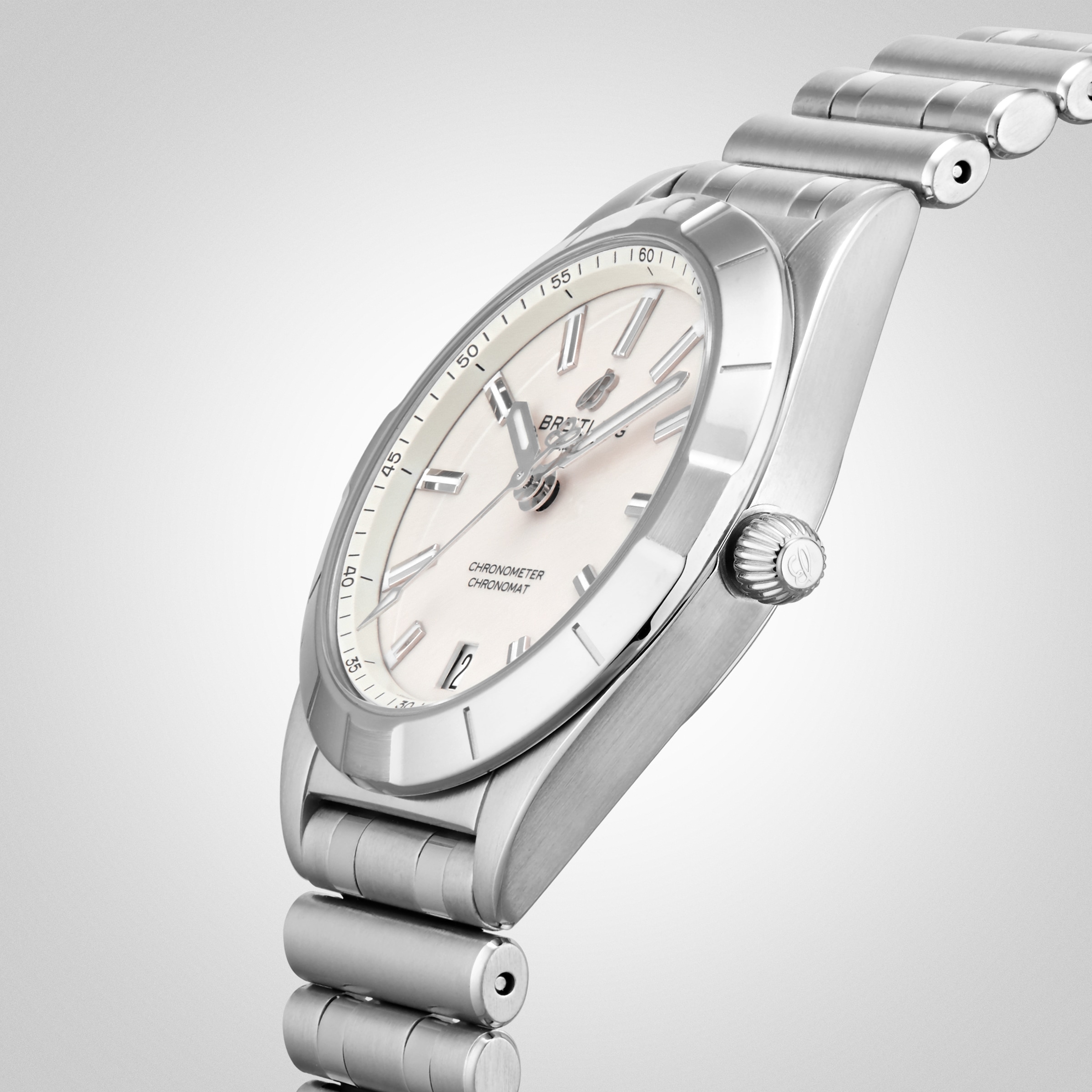 Replica Breitling Chronomat Super Quartz 32 Stainless Steel details A77310101A2A1