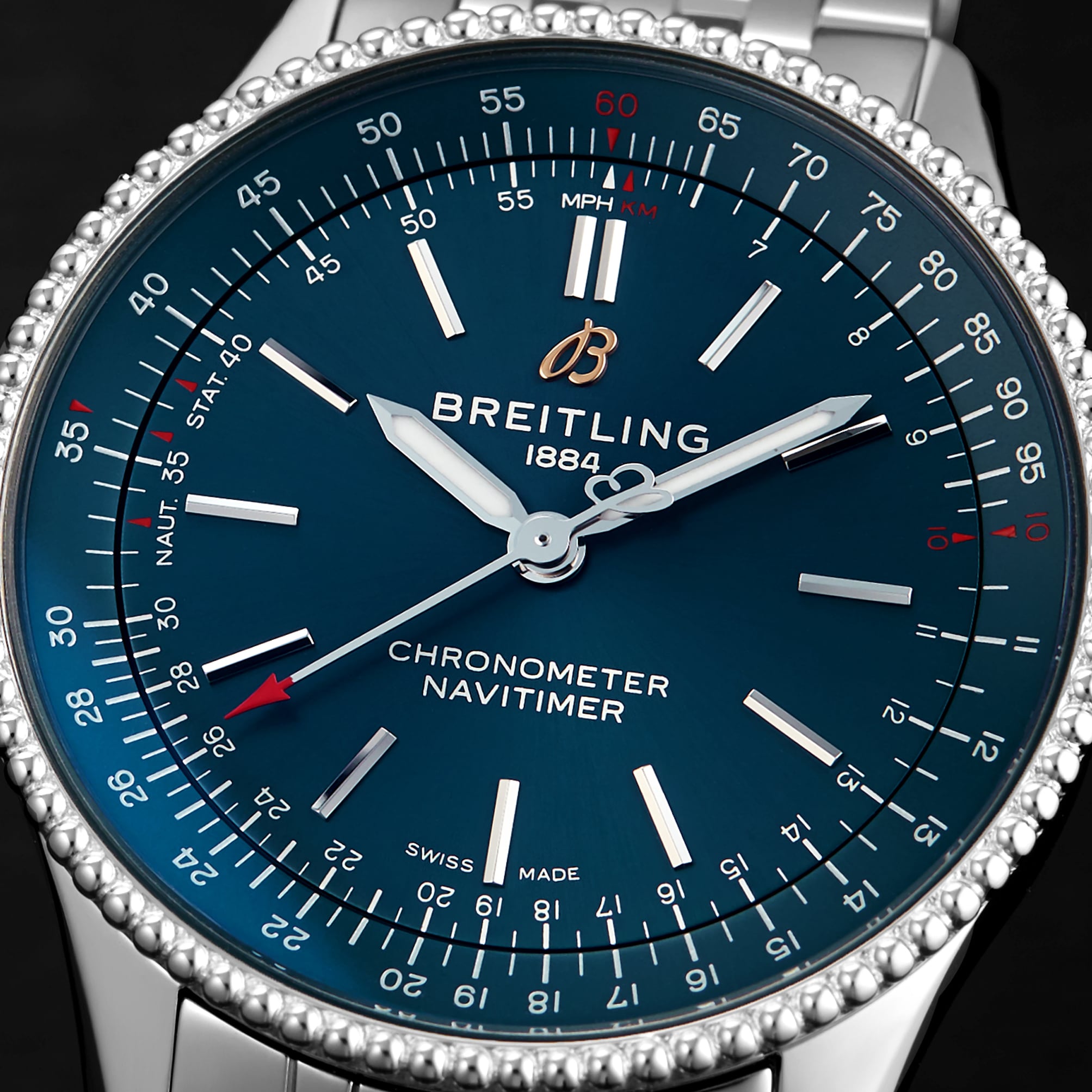 Replica Breitling Navitimer Automatic 35 Stainless Steel details A17395161C1A1