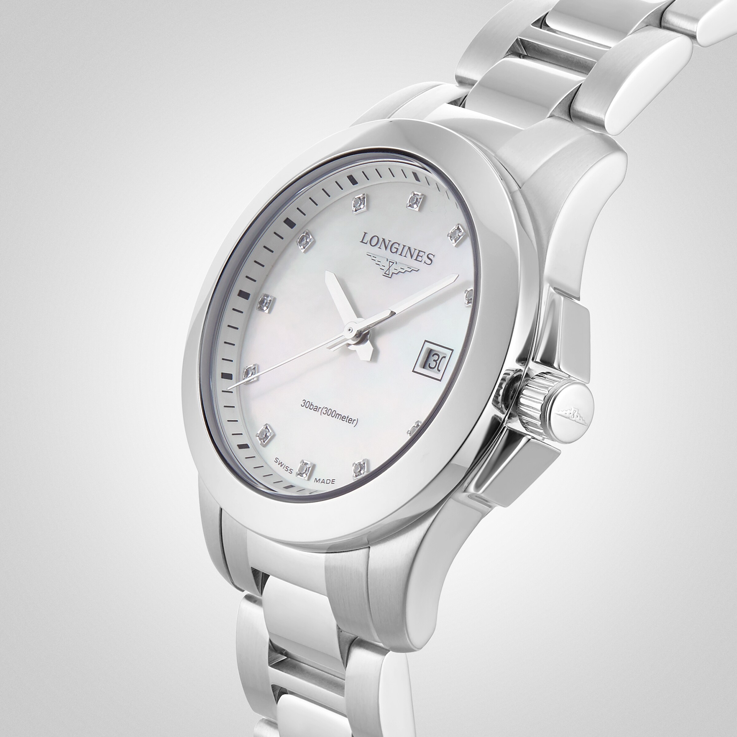 Replica Longines Conquest 30mm Ladies details L33764876 5 Replica Longines Conquest 30mm Ladies details L33764876