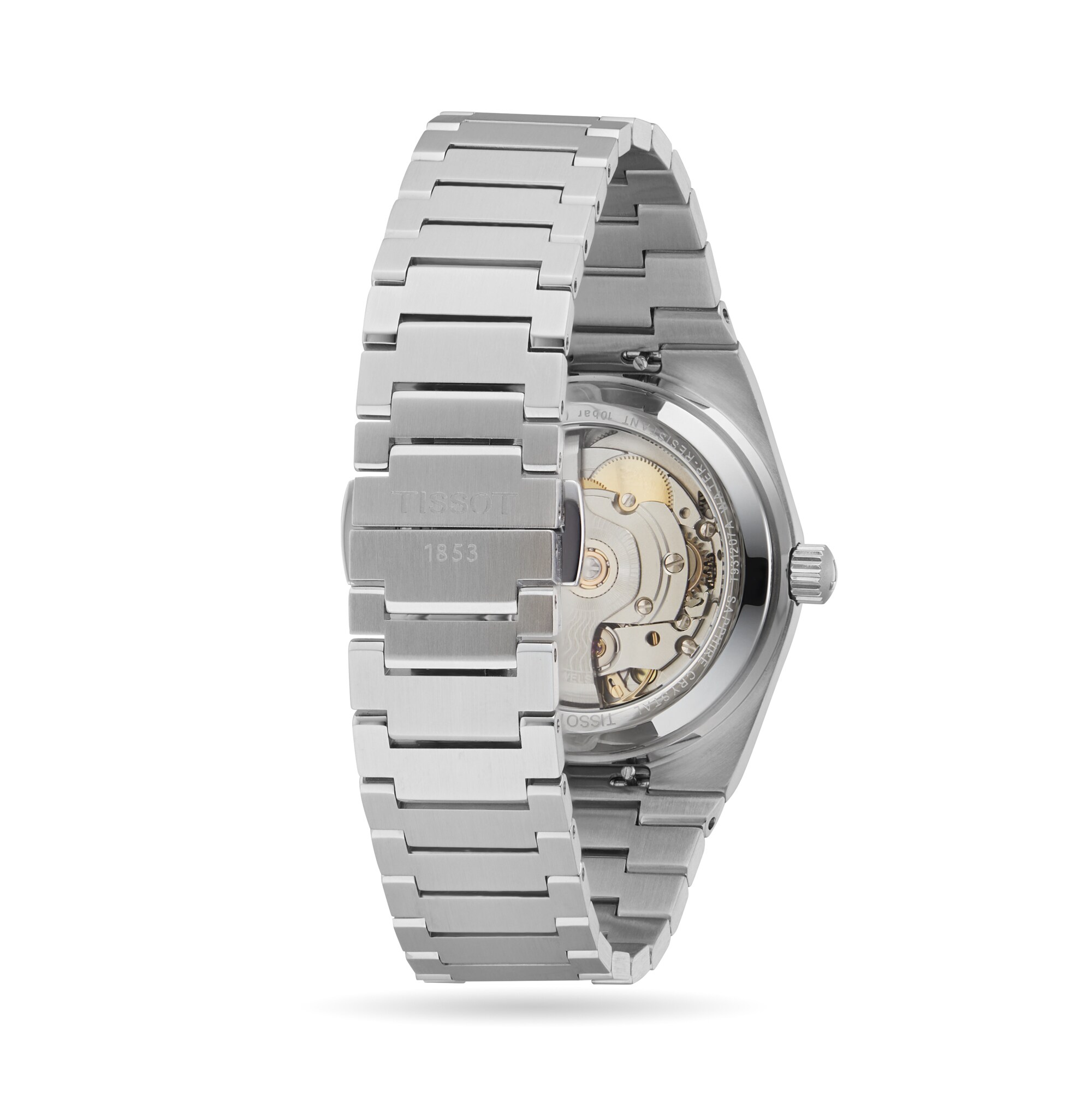 Replica Tissot PRX Powermatic 80 35mm Steel and 18K Gold Bezel Ladies details T9312074111100