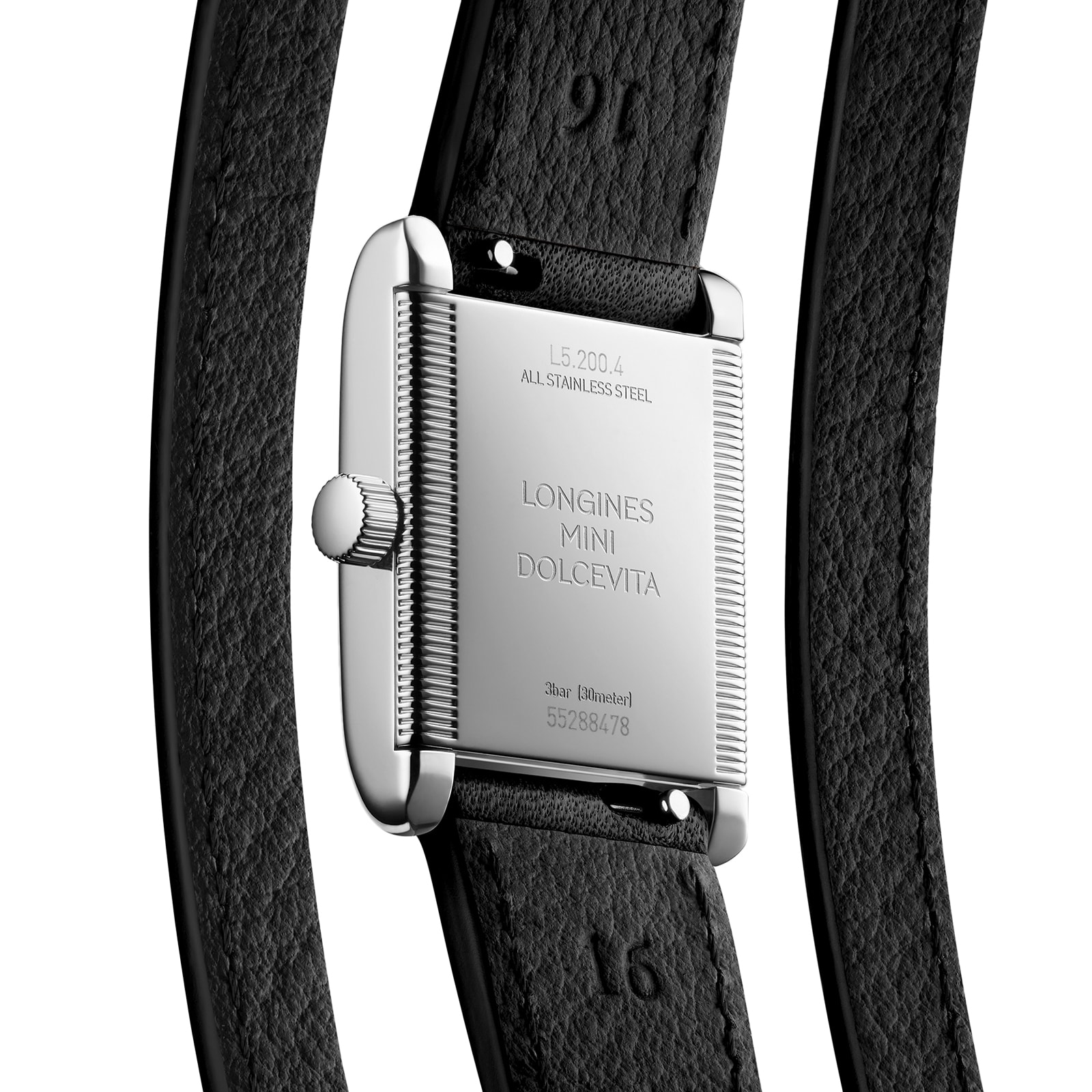 Replica Longines Mini Dolcevita 21.5mm X 29mm Ladies details Black Strap L52004710 5 Replica Longines Mini Dolcevita 21.5mm X 29mm Ladies details Black Strap L52004710