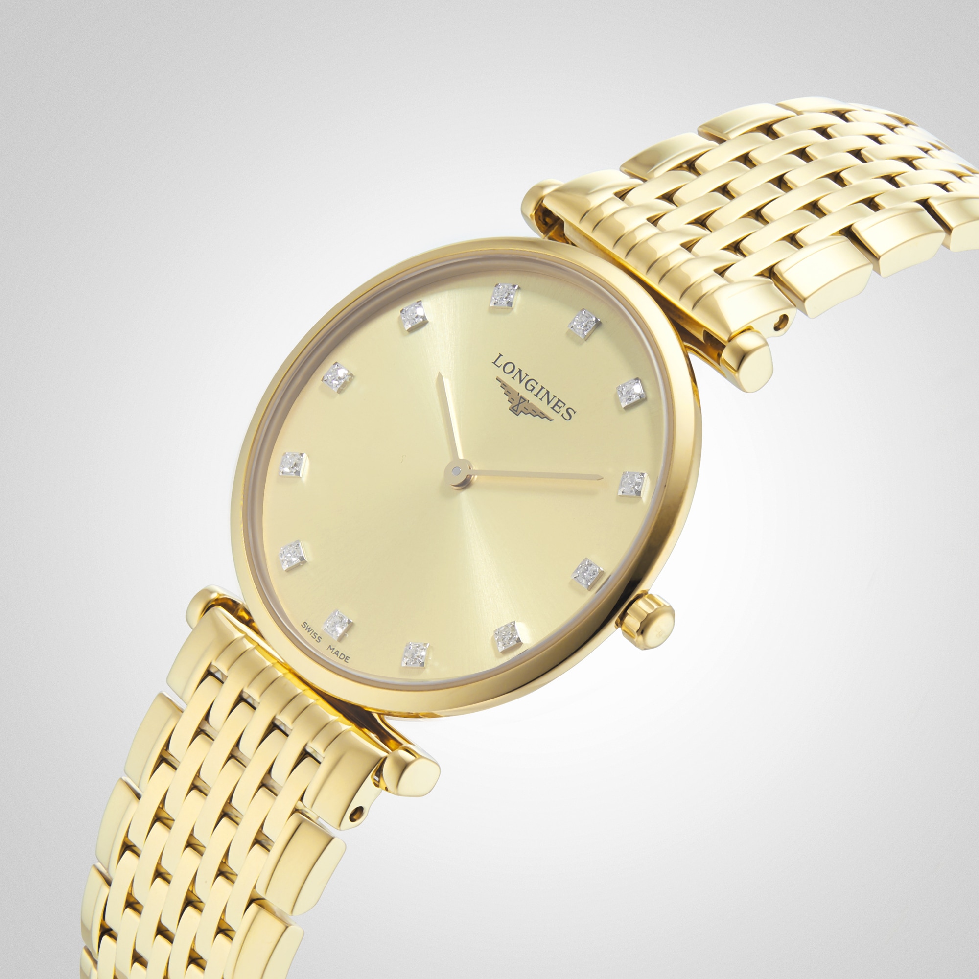 Replica Longines La Grande Classique De Longines 29mm Ladies details Gold L45122378