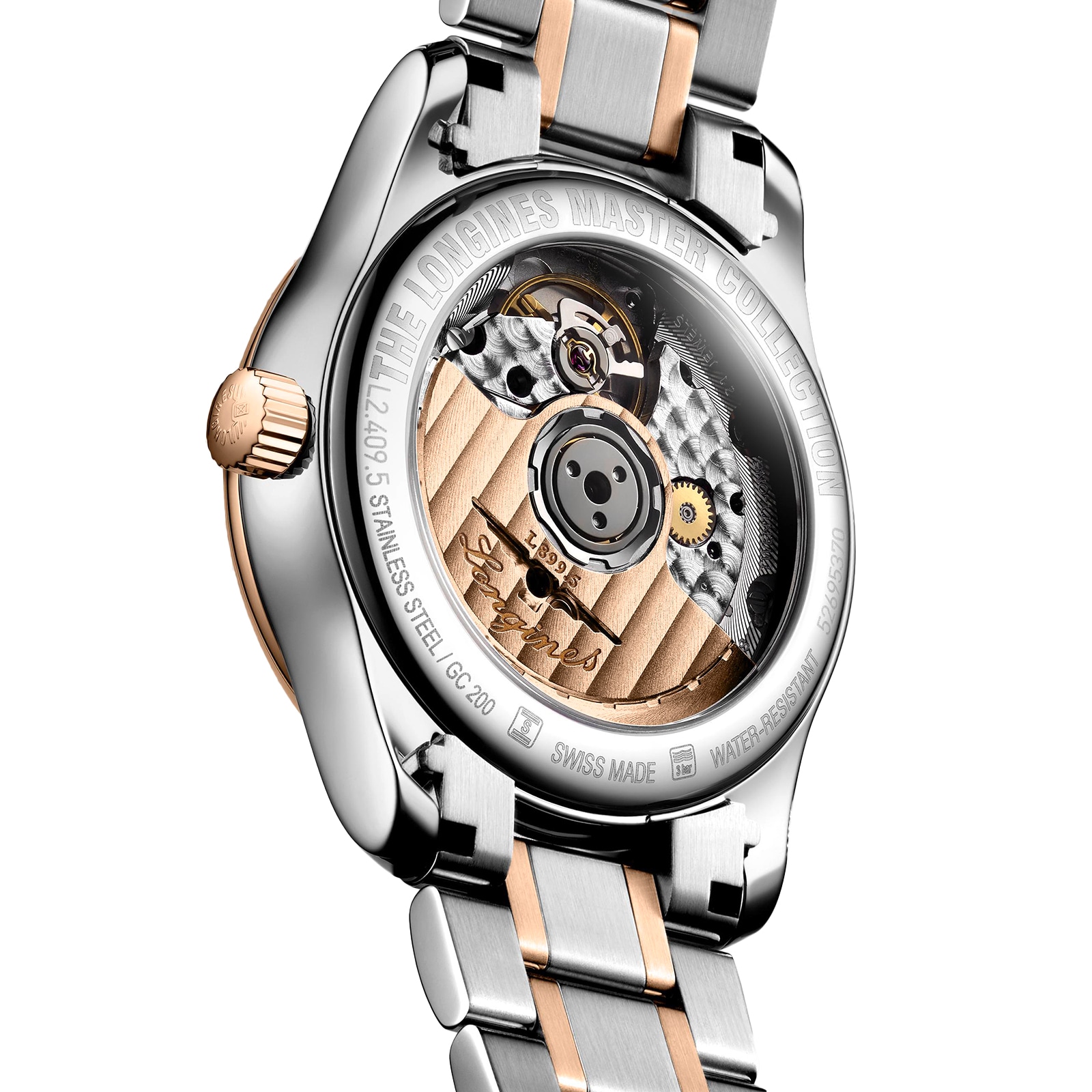Replica Longines Master Collection Moophase 34mm Ladies details Mother Of Pearl L24095897 5 Replica Longines Master Collection Moophase 34mm Ladies details Mother Of Pearl L24095897