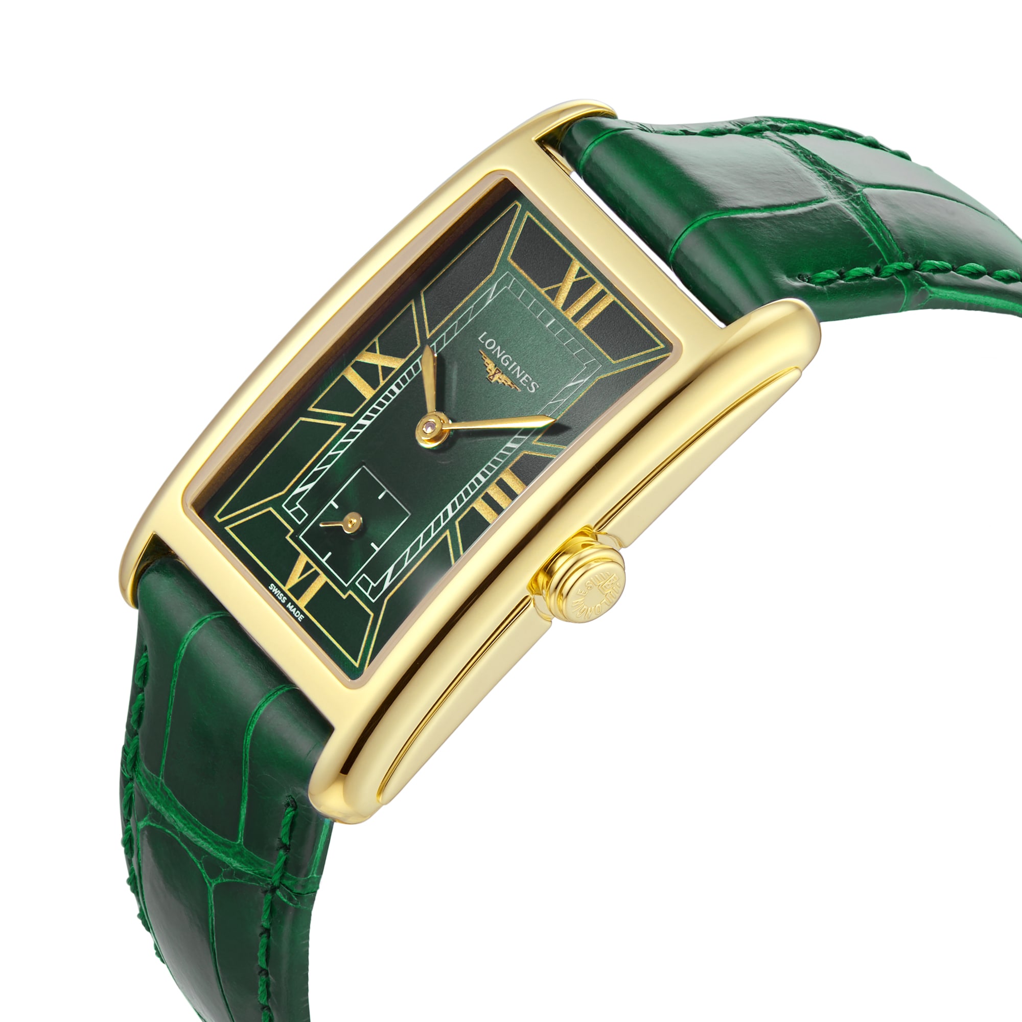 Replica Longines DolceVita 23mm X 37mm Ladies details Green L55126952 5 Replica Longines DolceVita 23mm X 37mm Ladies details Green L55126952